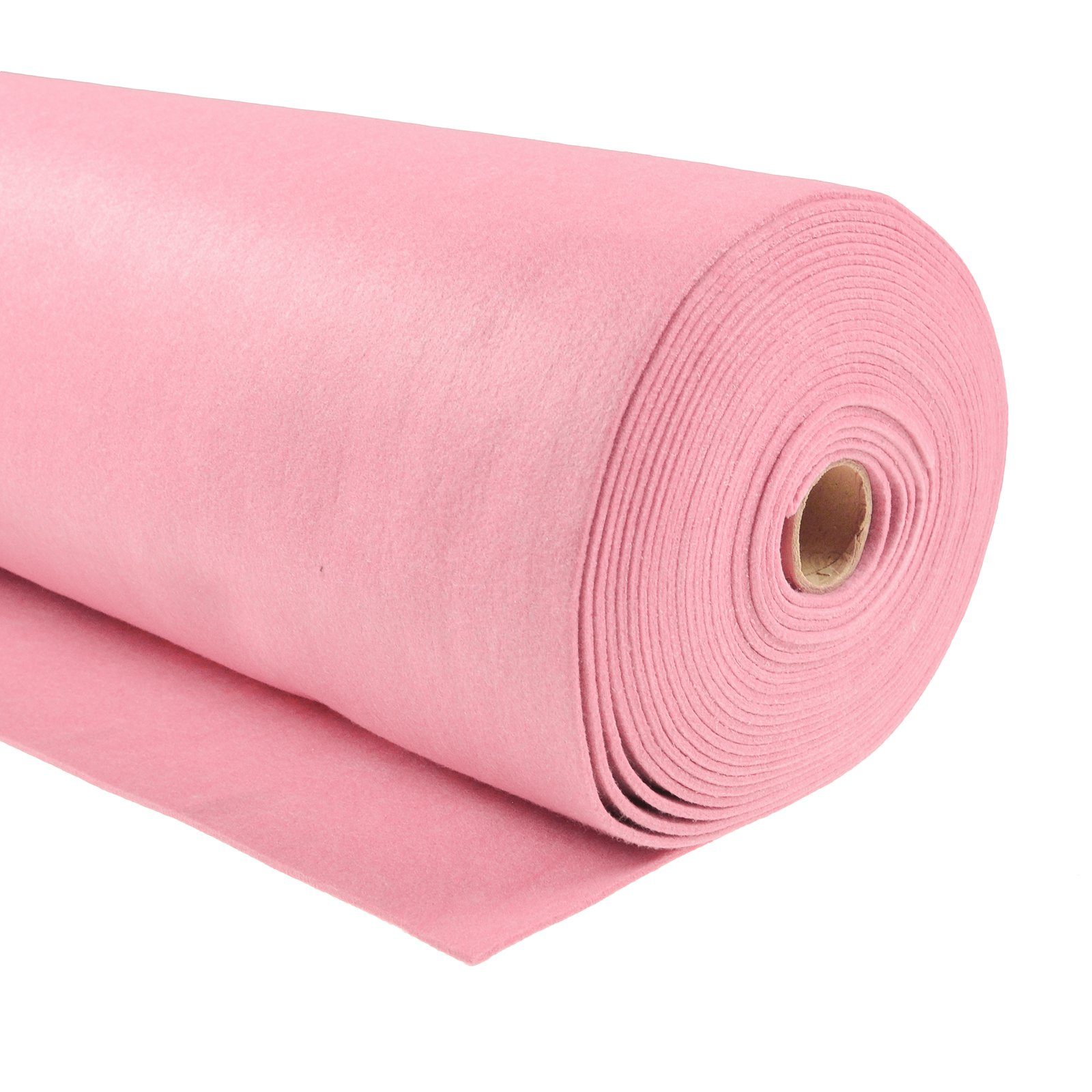 maDDma Stoff Meterware Bastelfilz Filz 1m x 90cm x 1,5m, rosa