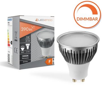 LEDANDO LED Deckenspots LED Deckenleuchte Nirual 3-flammig - weiß - dimmbar - GU10 - Abstrahlw