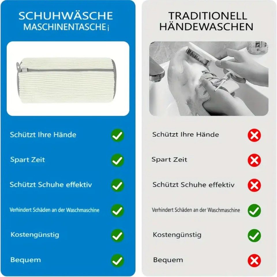 Venicce Love Wäschesack Schuhwaschbeutel Waschmaschine Wäschesack für Schuhe wiederverwendbar (1 St) – Bild 4 von 5
