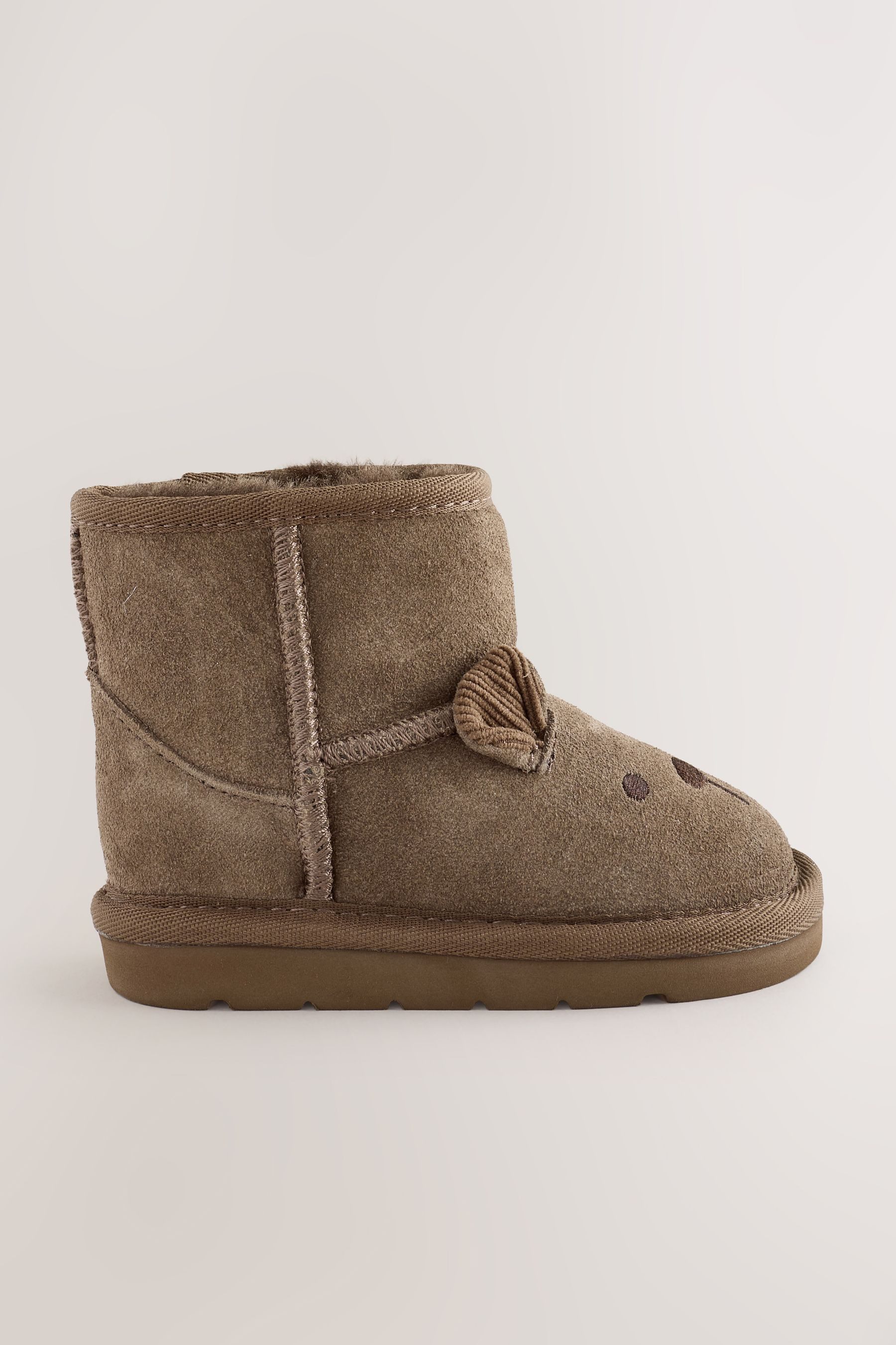 Next Wasserabweisende Schlupfstiefel aus Veloursleder Schlupfstiefel