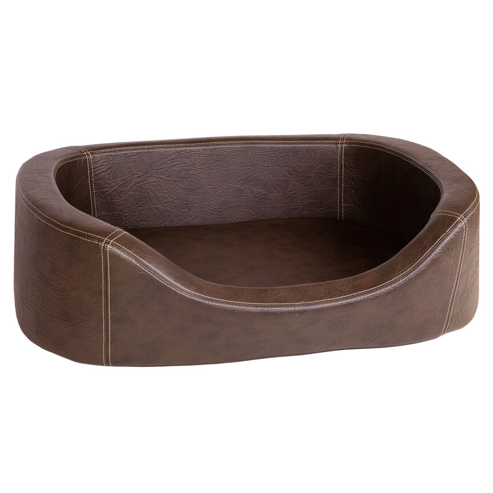 CopcoPet Tierbett Hundebett Stella Antik Braun L ca. 80 x 60 cm Kaltschaums günstig online kaufen