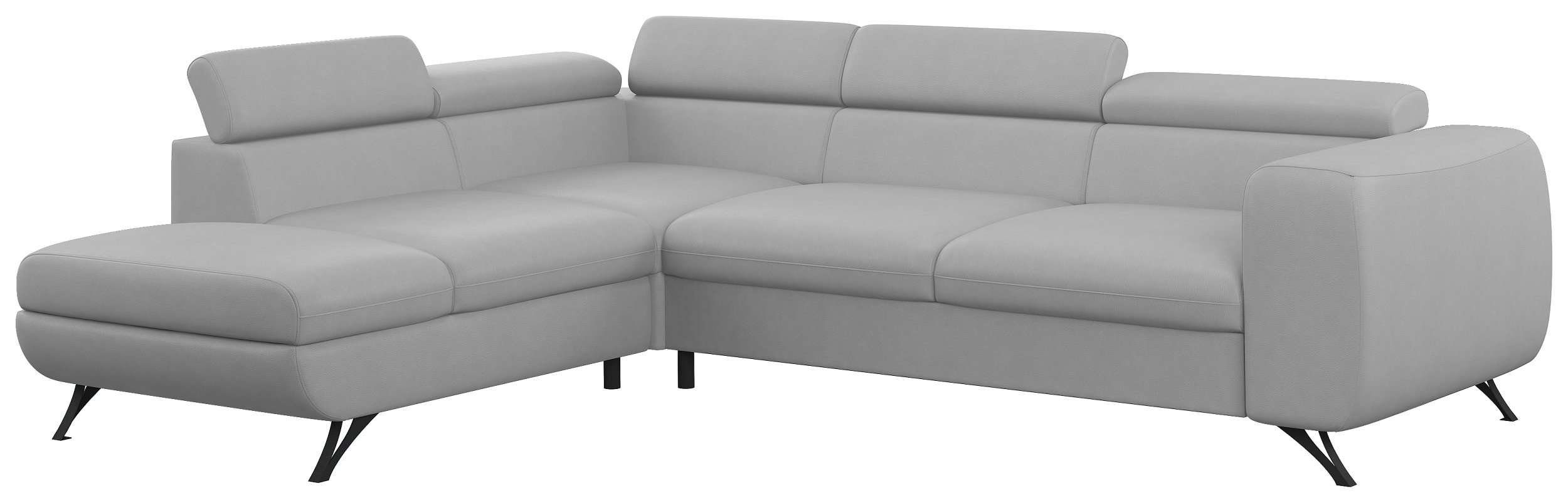 Stylefy Ecksofa Corina, L-Form, im Modern Bettfunktion oder frei rechts bestellbar, mane Eckcouch, links und stellbar, Bettkasten, Raum Design, Relaxfunktion mit