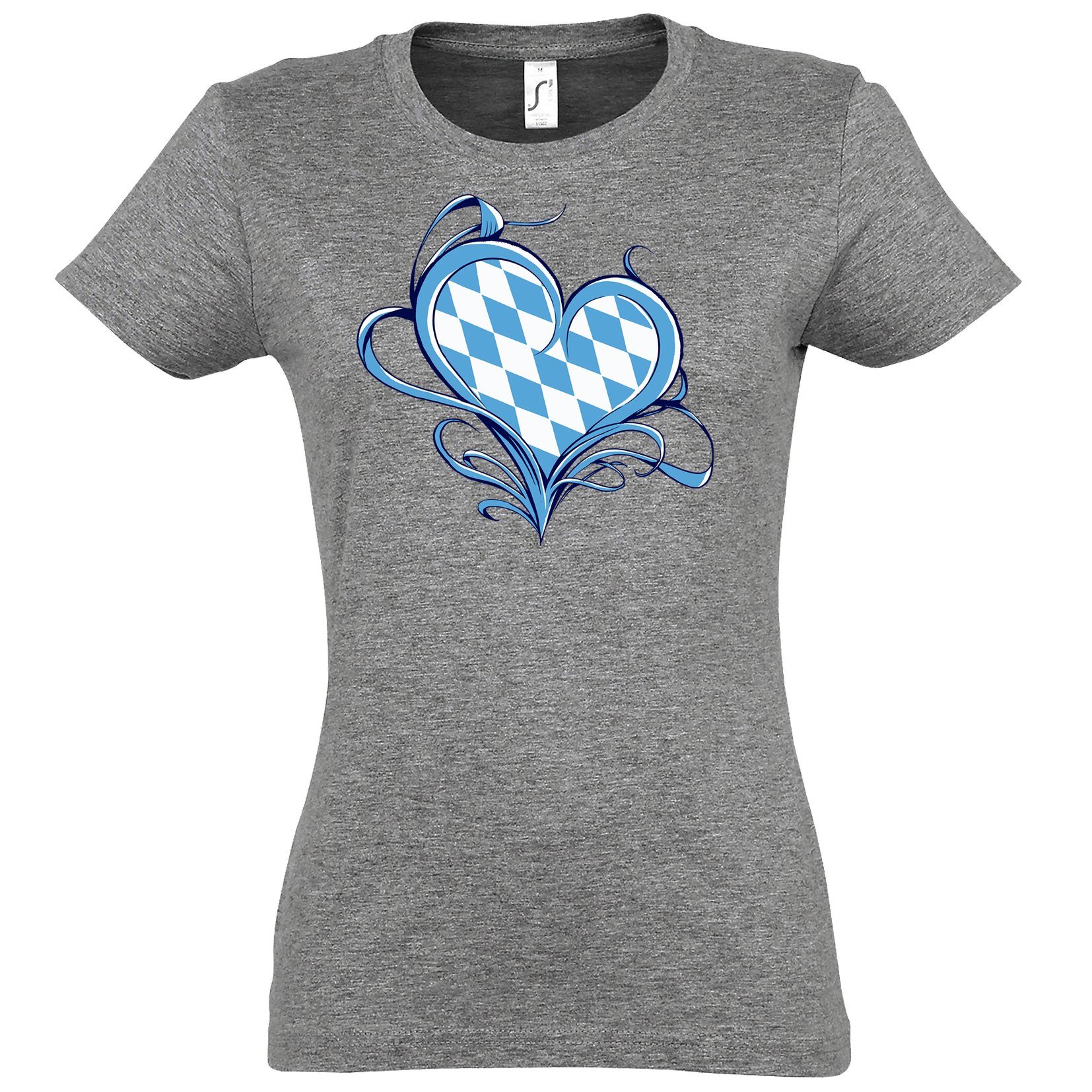 Youth Designz T-Shirt Bayern Herz Damen günstig online kaufen