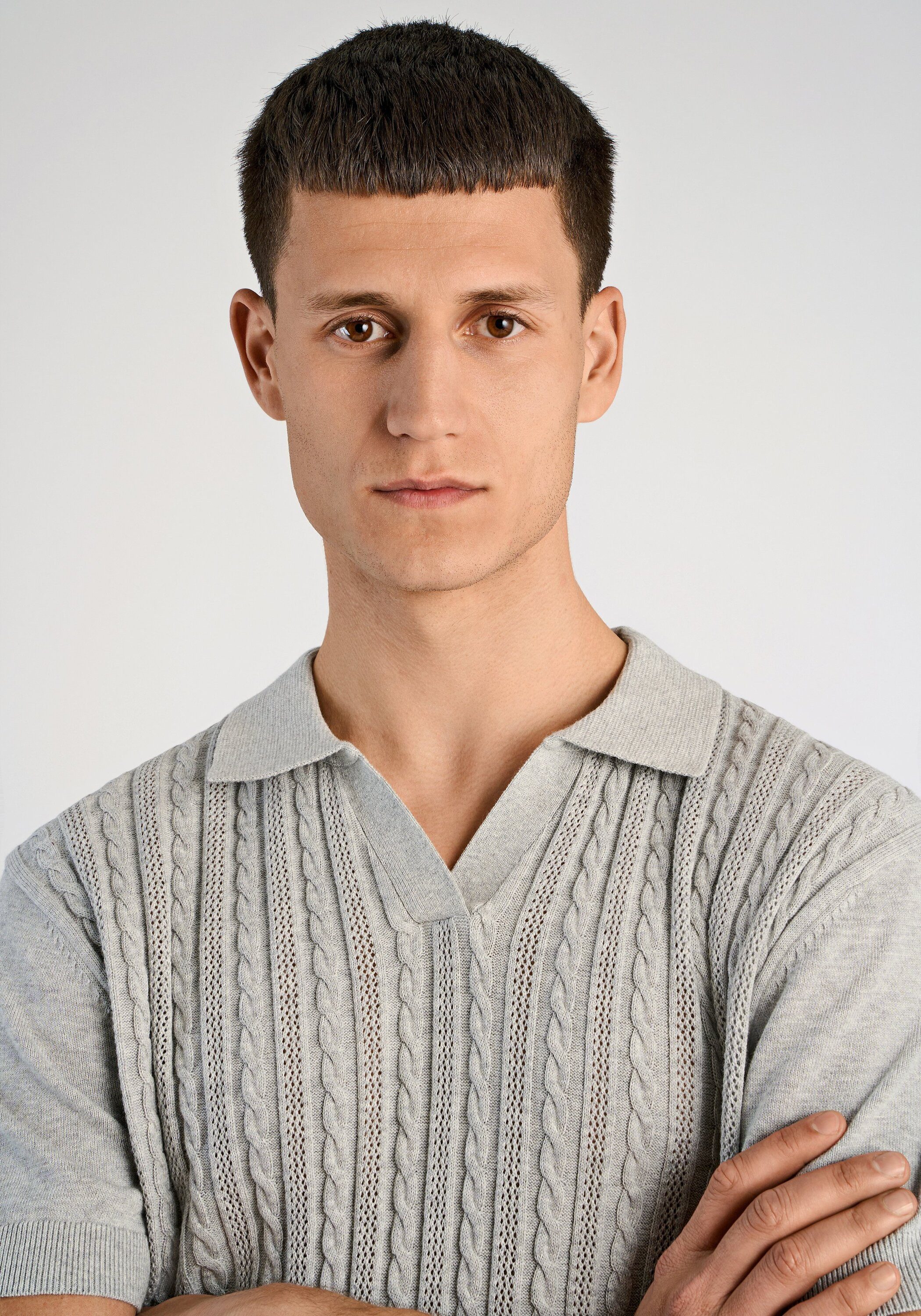 LINDBERGH Langarm-Poloshirt Poloshirt (Langarm) Relaxed Fit