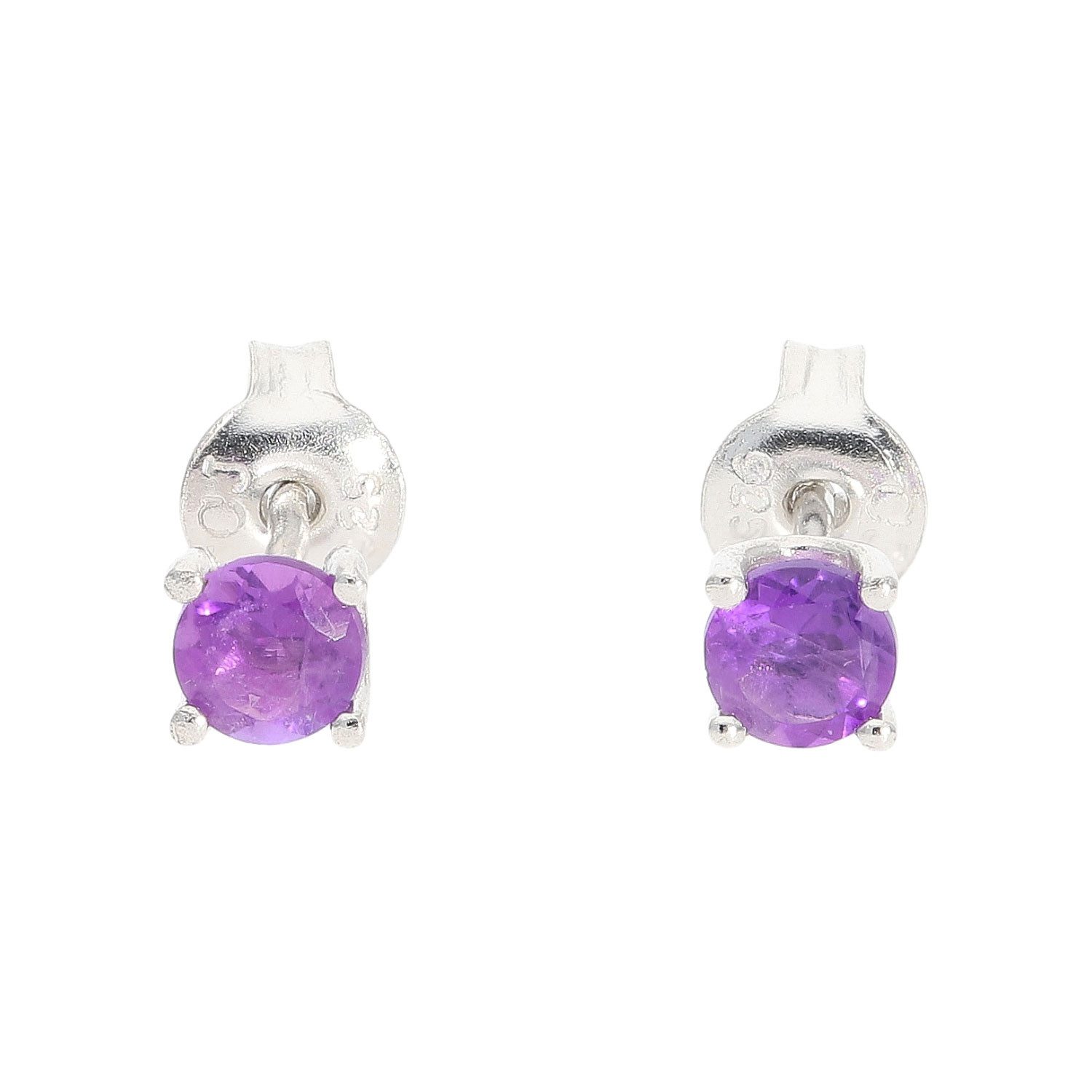 JuwelmaLux Paar Ohrstecker Ohrstecker Silber 925 Amethyst Lila JL10-06-3784 JuwelmaLux (kein Set, 2-tlg., inkl. edelm Schmucketui)