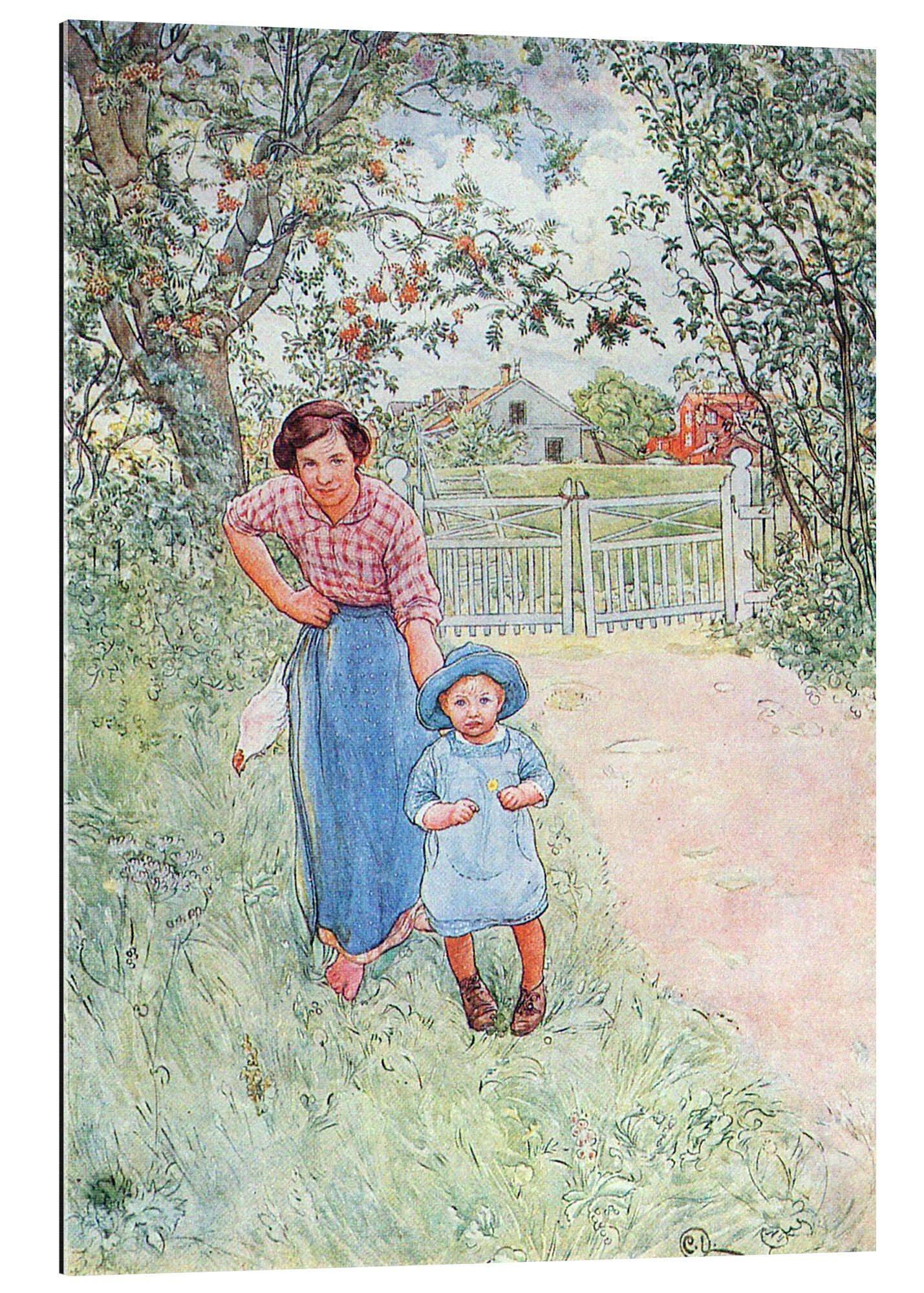 Posterlounge XXL-Wandbild Carl Larsson, Grüß schön den Onkel, Malerei