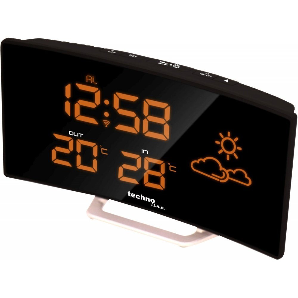technoline WS 6832 - Wetterstation - schwarz/silber Wetterstation