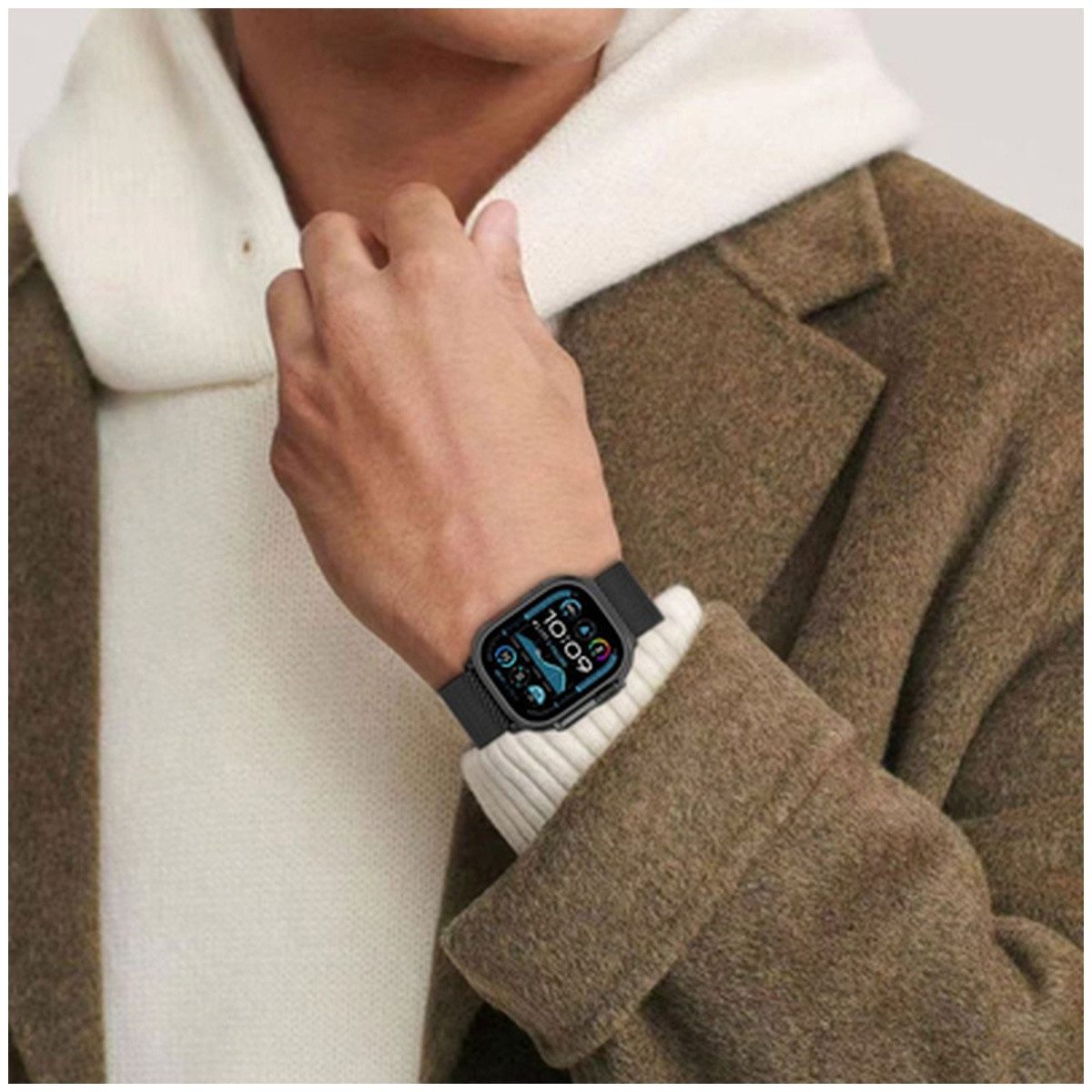 TECH PROTECT Smartwatch-Armband Tech-Protect Milano Armband für Apple Watch 4-10 SE Ultra 44-49mm – Bild 4 von 5
