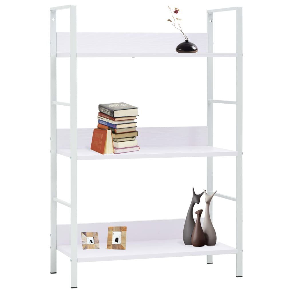 vidaXL Bücherregal Bücherregal 3 Regalböden Weiß günstig online kaufen