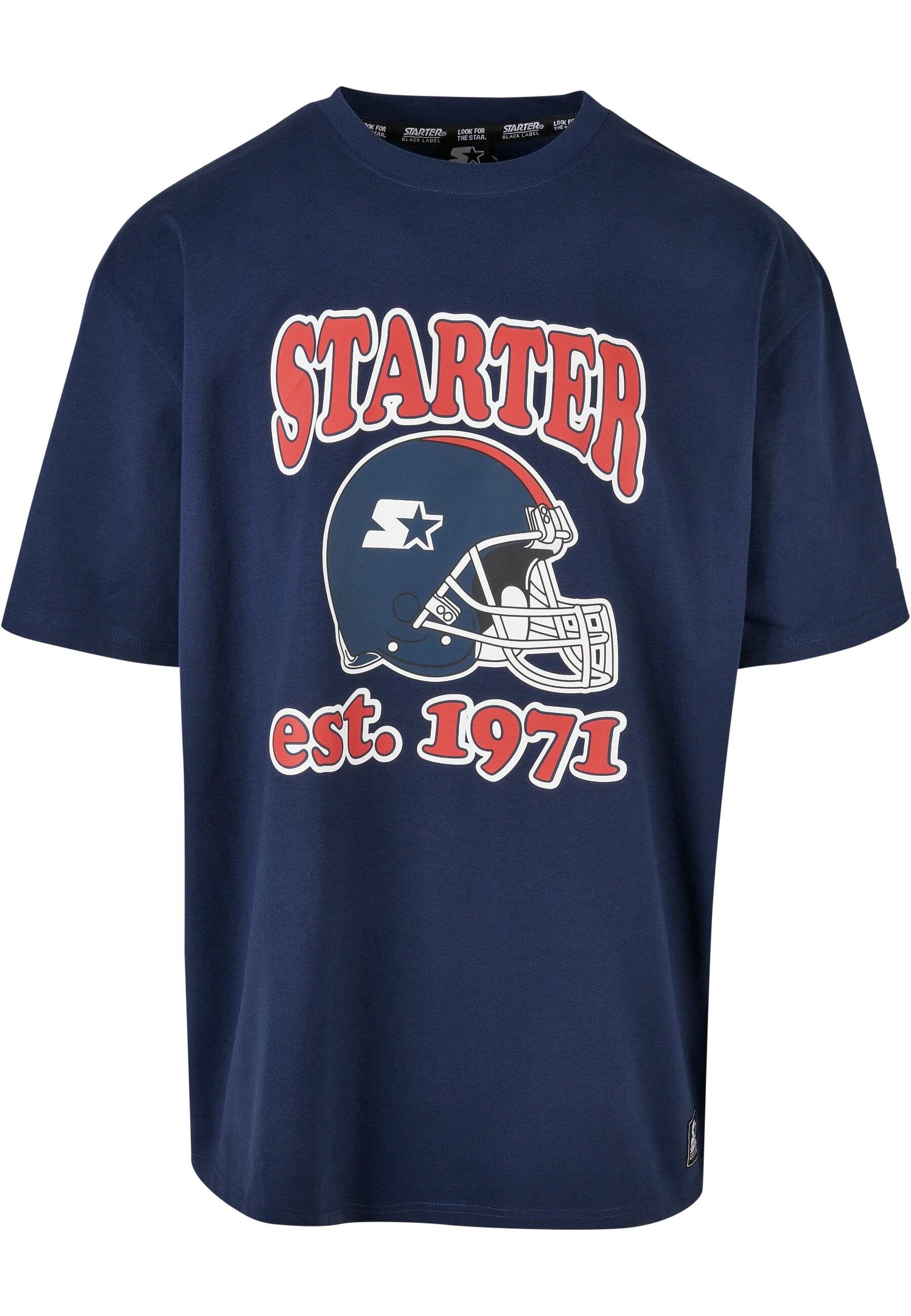 T-Shirt Starter Tee Starter Label Herren Football Black darkblue (1-tlg)