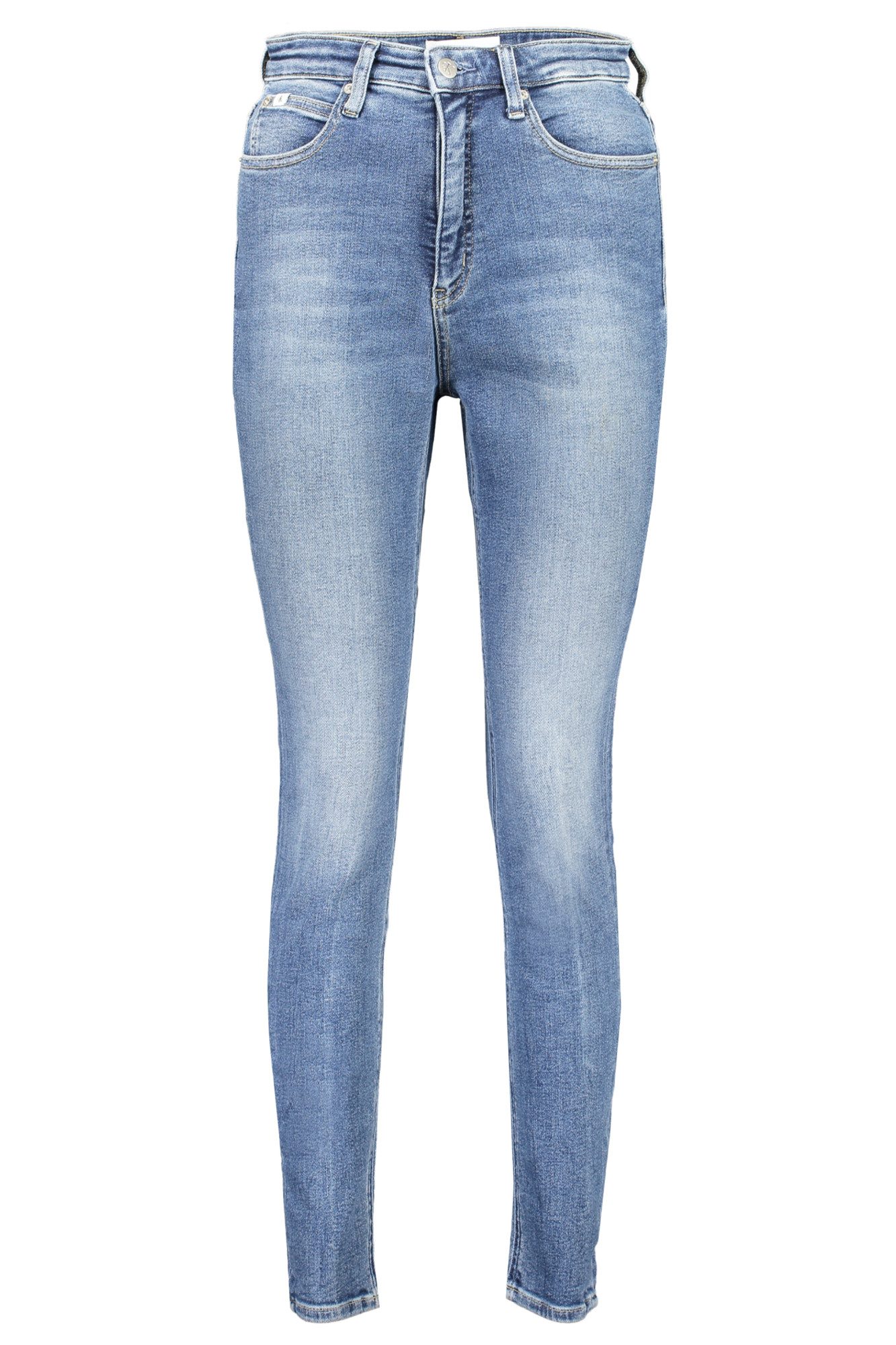 Calvin Klein Jeans 5-Pocket-Jeans Damen Skinny Jeans Blau: Hohe Taille, Ausgewaschen, Nachhaltig