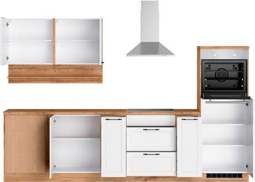 Kochstation Küche KS-Lana, Stellbreite 240/300 cm, wahlweise mit E-Geräten