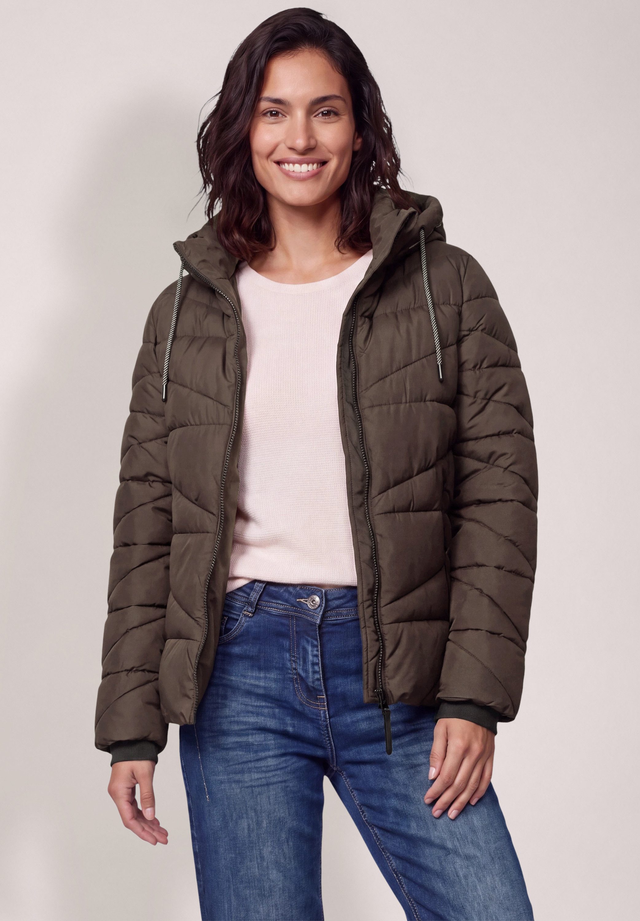 CECIL Steppjacke mit Kapuze