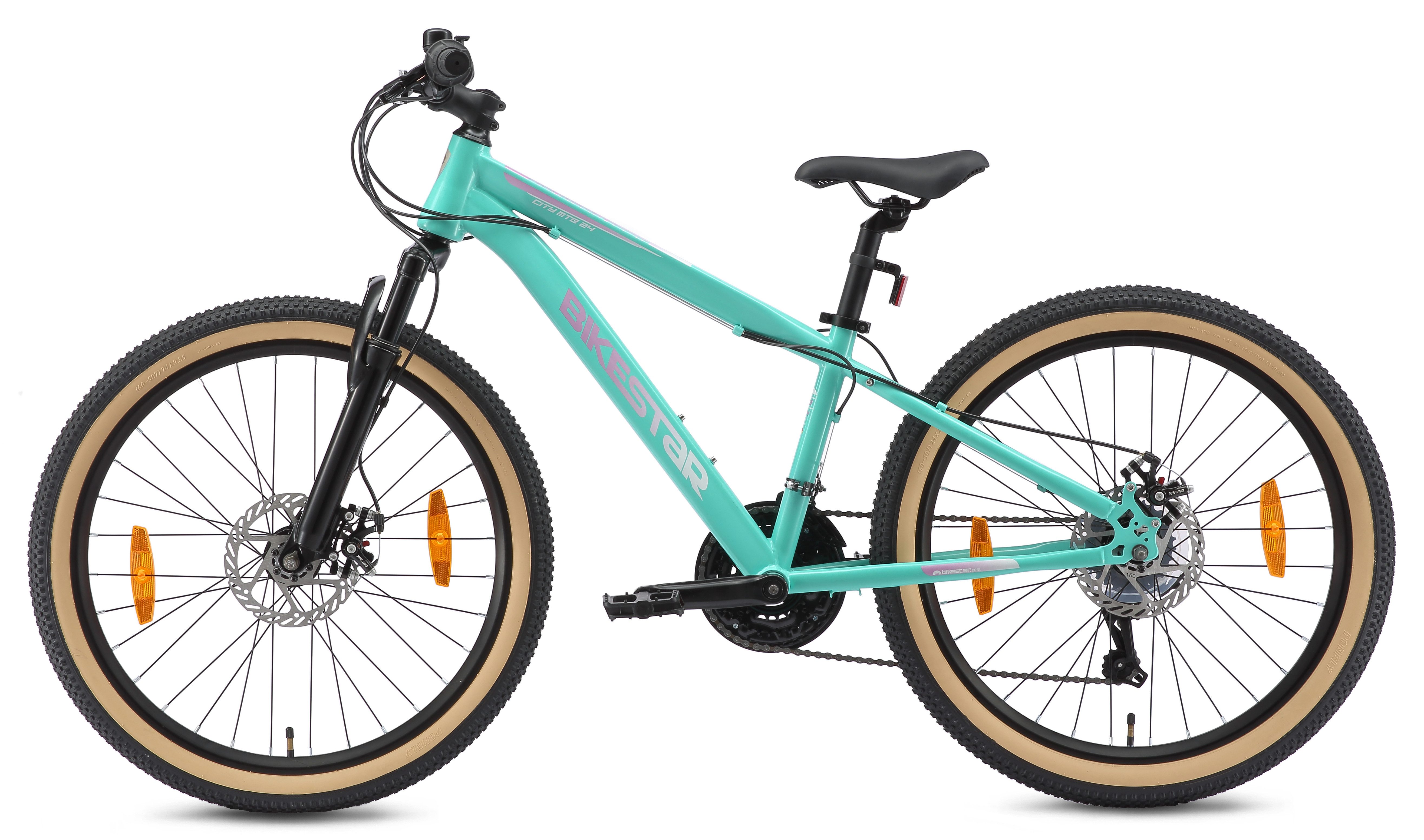 Bikestar Jugendfahrrad, 21 Gang Shimano RD-TY21 Schaltwerk, Kettenschaltung