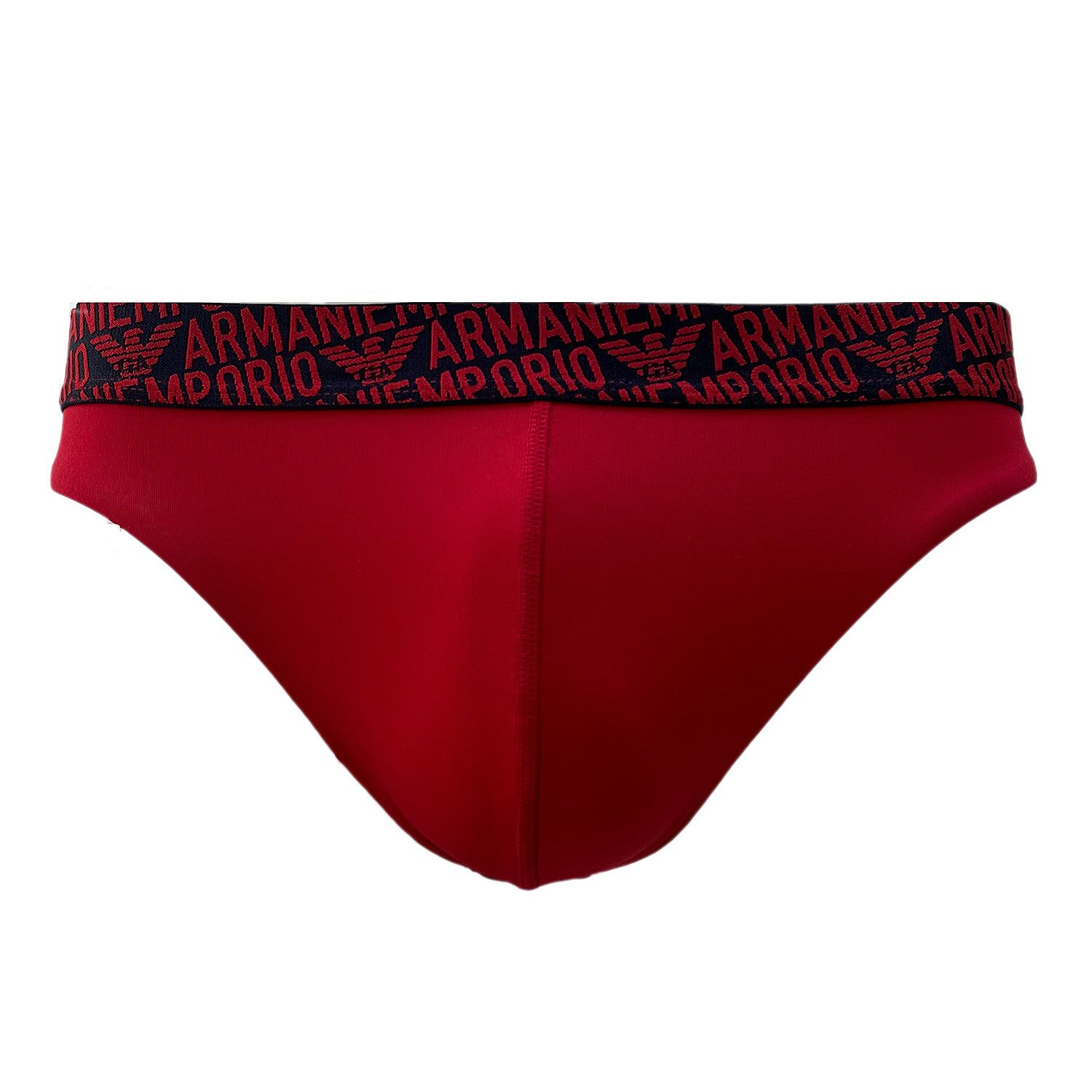 Emporio Armani Tanga 4F719 Thong Mikrofaser (1-St) Herren String Logobund