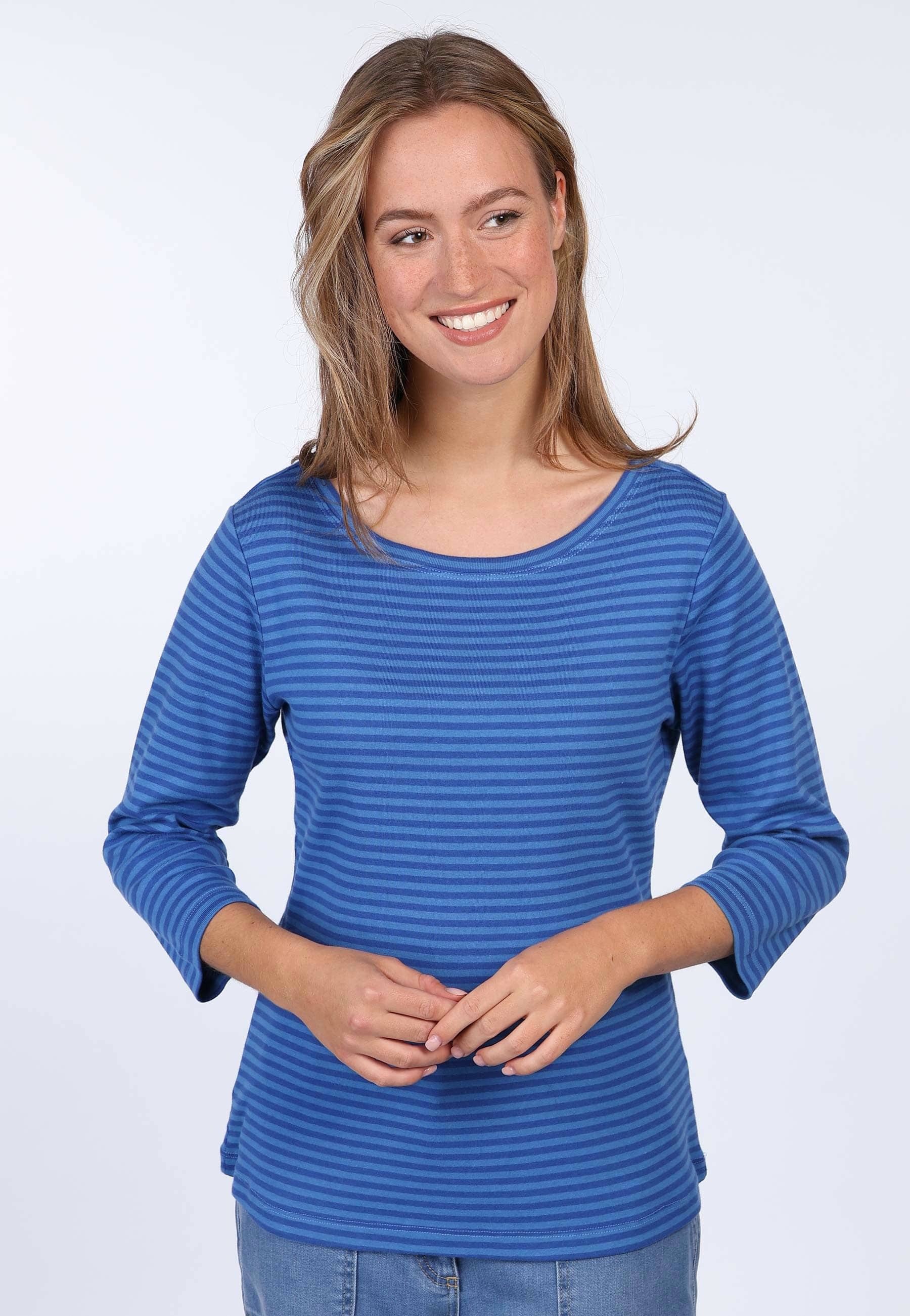 Deerberg Langarmshirt Pitta stripe