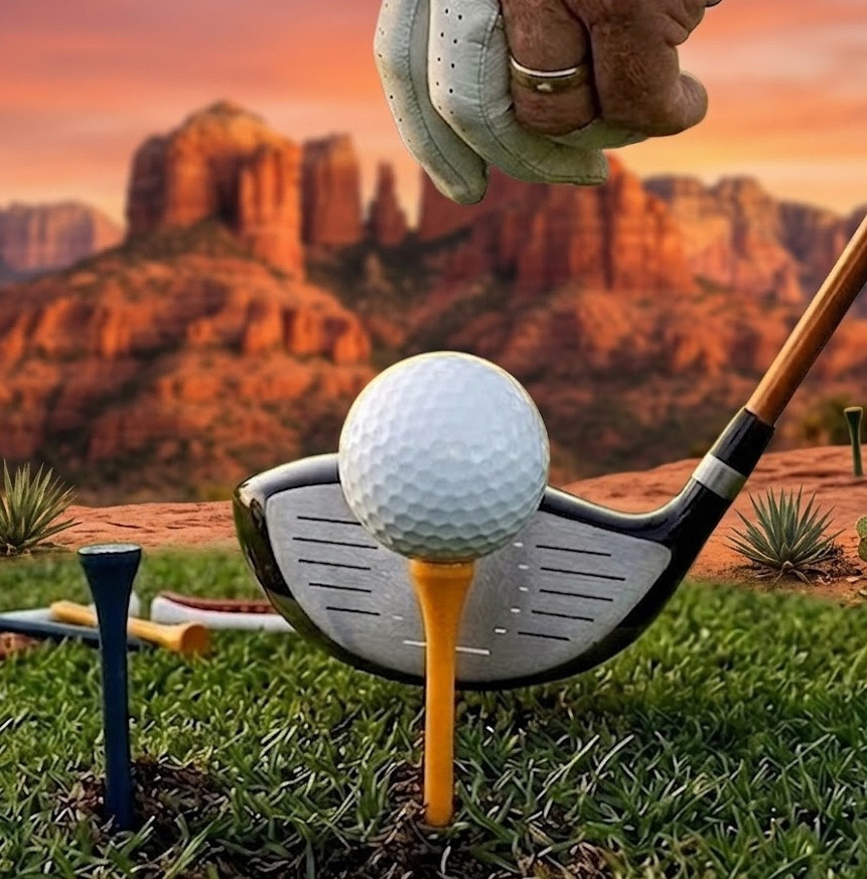 L.A. Sports Golftee 1000 Stück aus Hartholz 7 cm - 2 3/4 inches, Hartholz