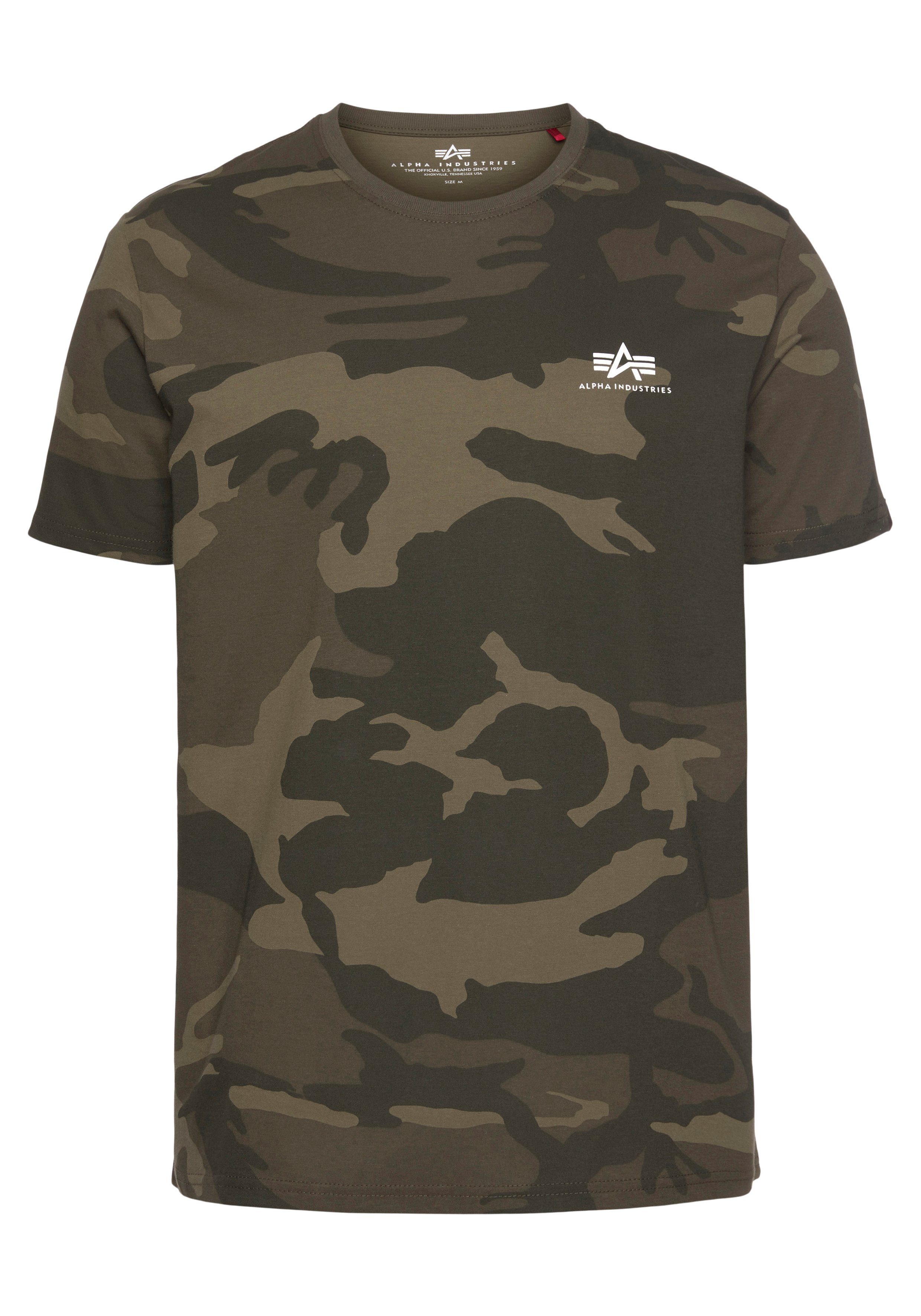 Alpha Industries Rundhalsshirt »Backprint T Camo«