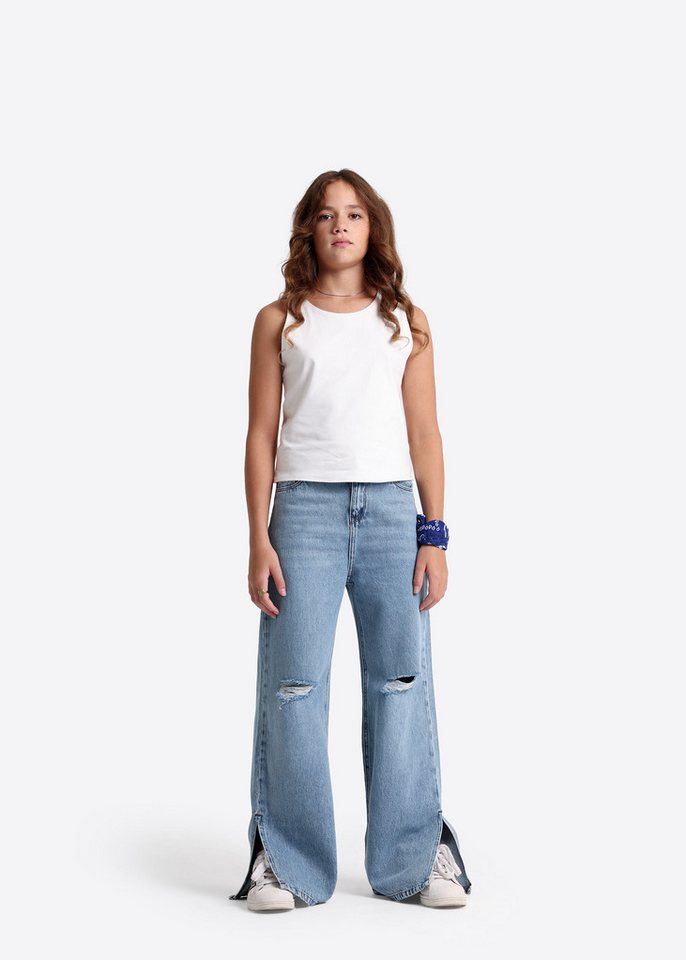 Solang Regular-fit-Jeans mit weitem Bein