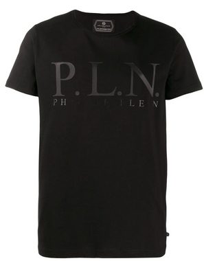PHILIPP PLEIN T-Shirt Philipp Plein Mens Platinium Cut Shirt Round Neck P.L.N. T-Shirt Shirt