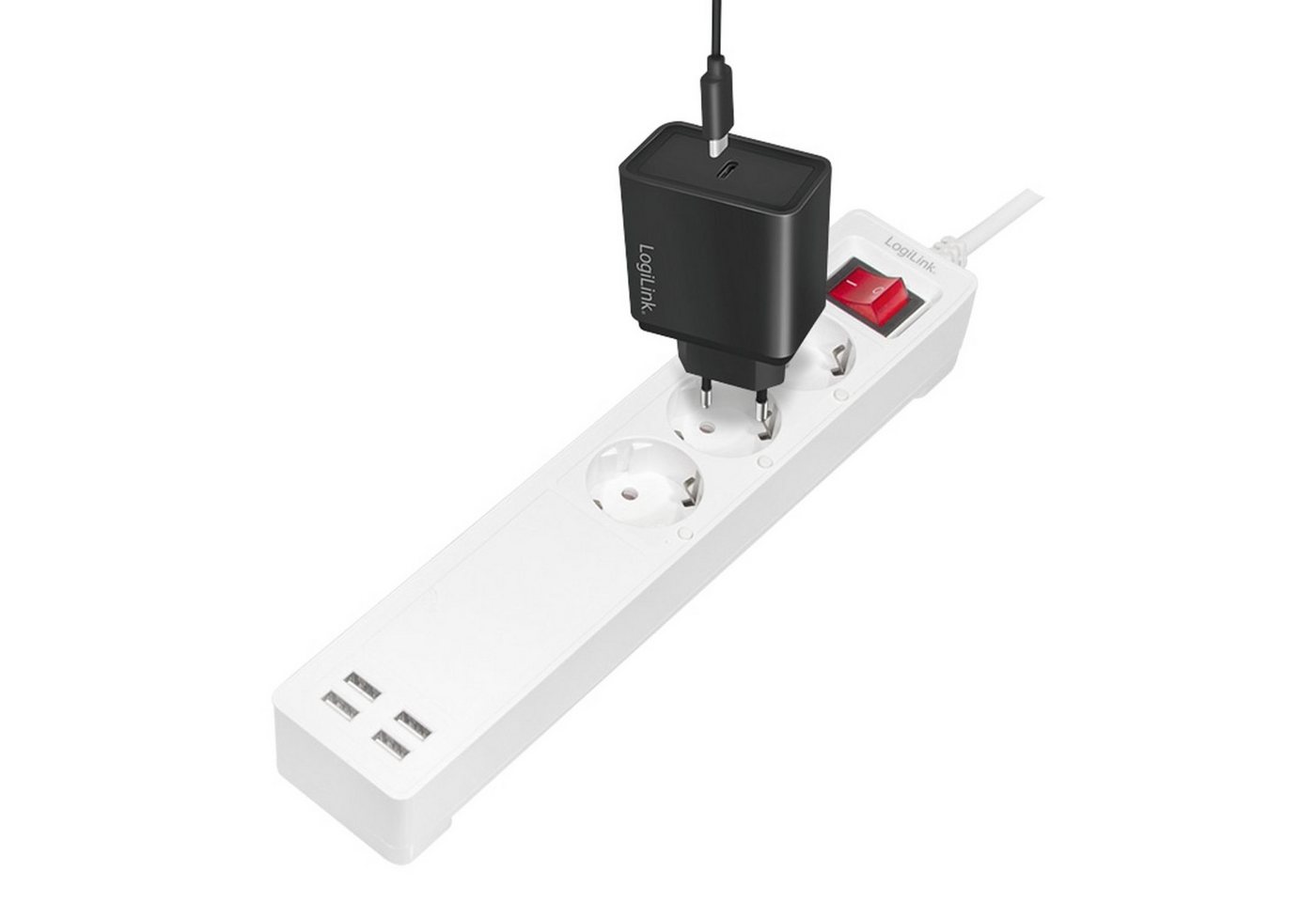 Thumbnail - LogiLink LOGILINK SH0103 Steckdosenleiste Wi-Fi Smart Steckdosenleiste