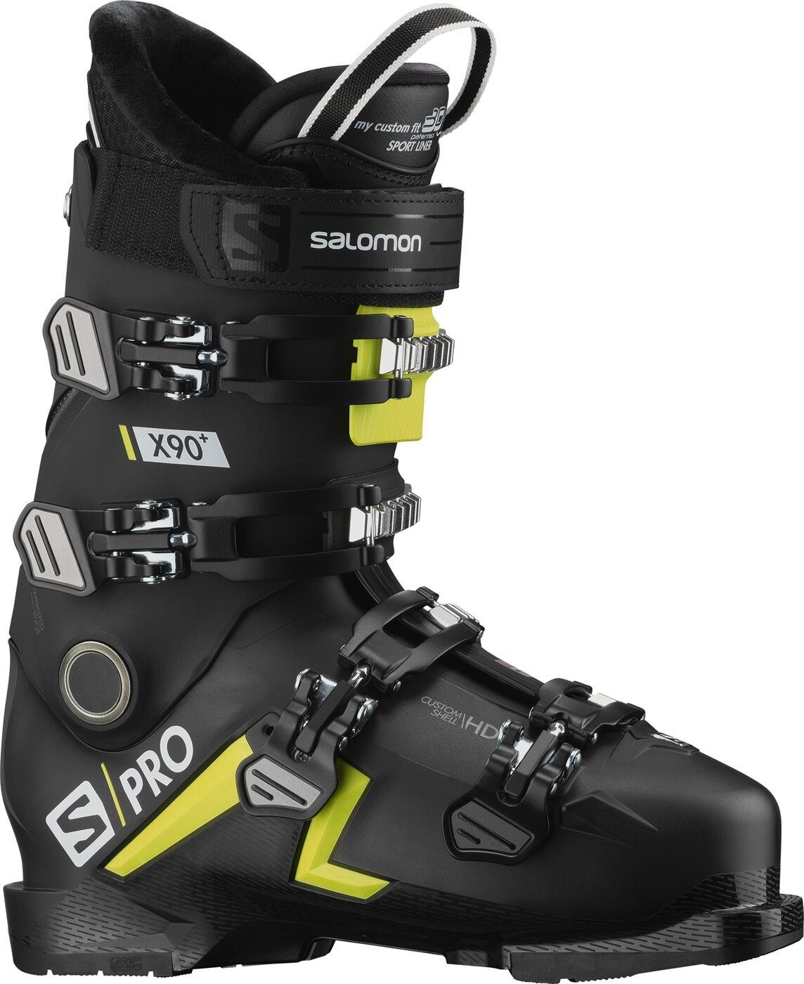 CS Herren Skischuhe Skischuh X90+ Salomon black/yellow - - GW S/Pro