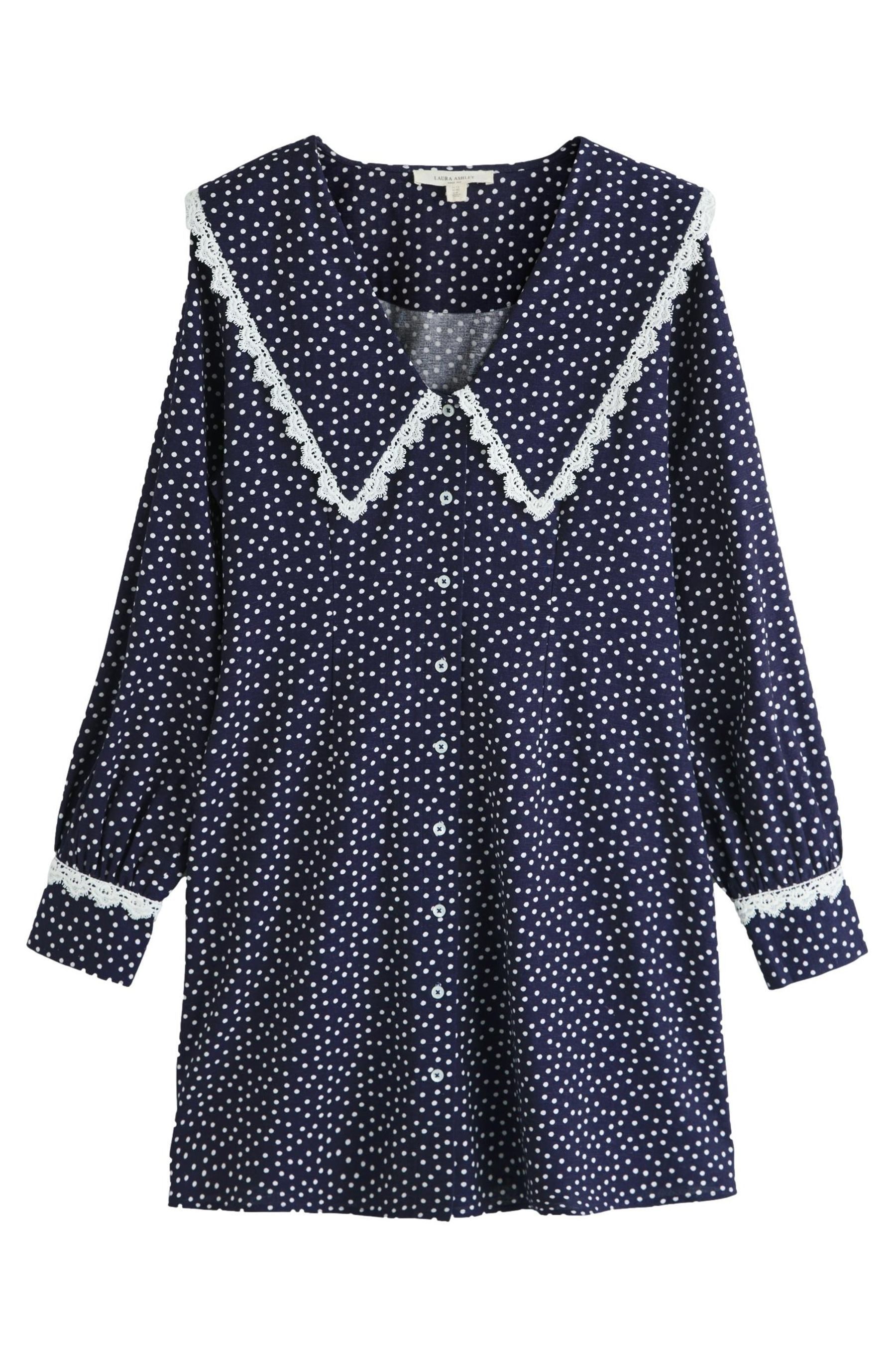 Minikleid Laura Ashley Minikleid mit Matrosenkragen