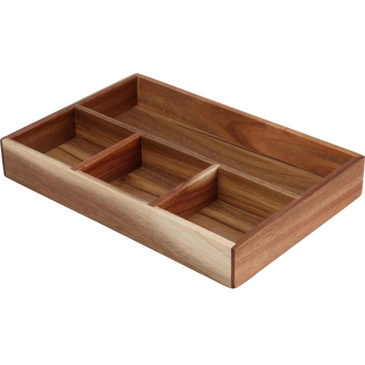 Excellent Houseware Schubladeneinsatz Besteckschubladeneinsatz LUNU, 30 x 20 x 4,5 cm