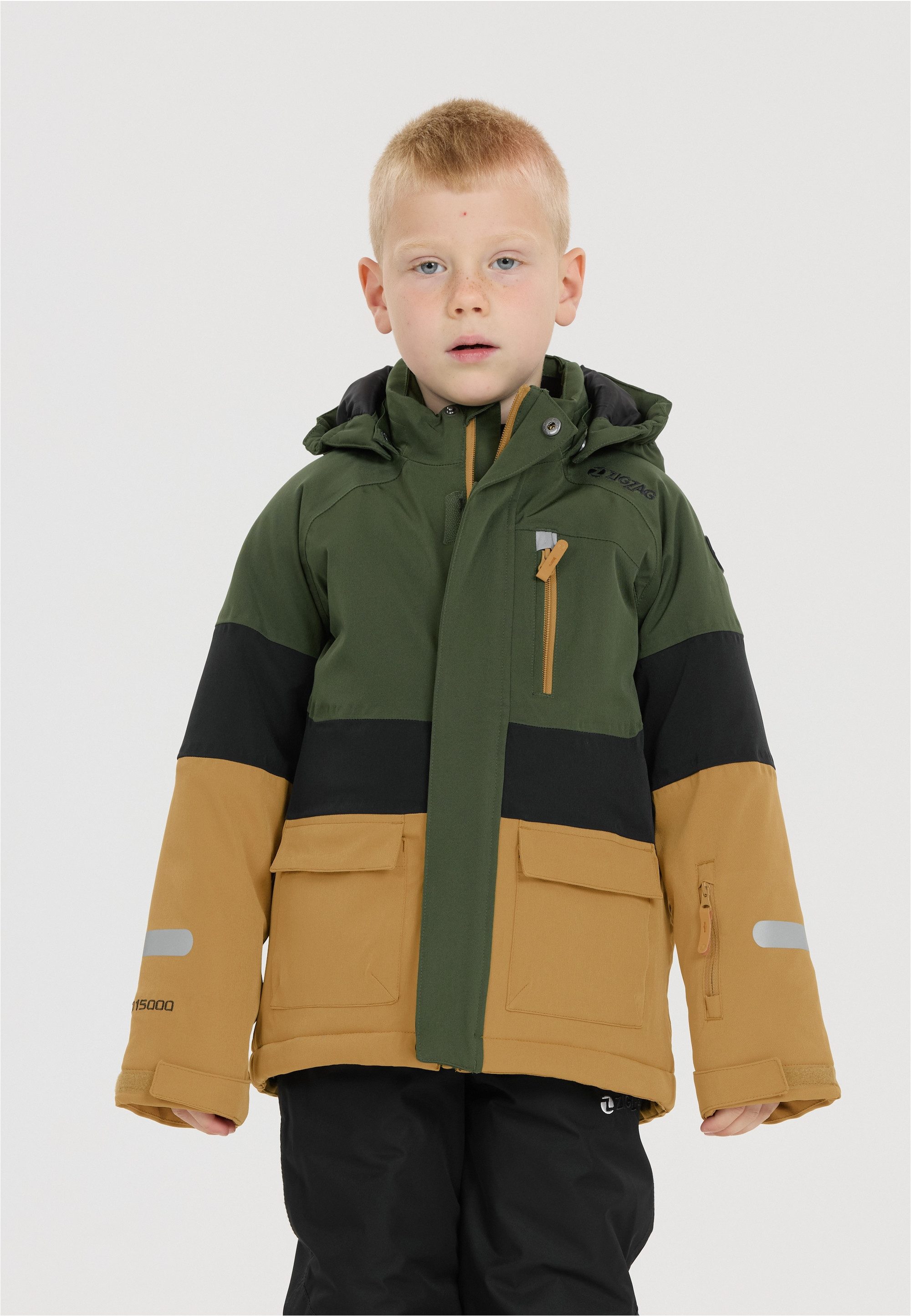 ZIGZAG Skijacke Taylora mit wind- und wasserdichter TPU-Membran