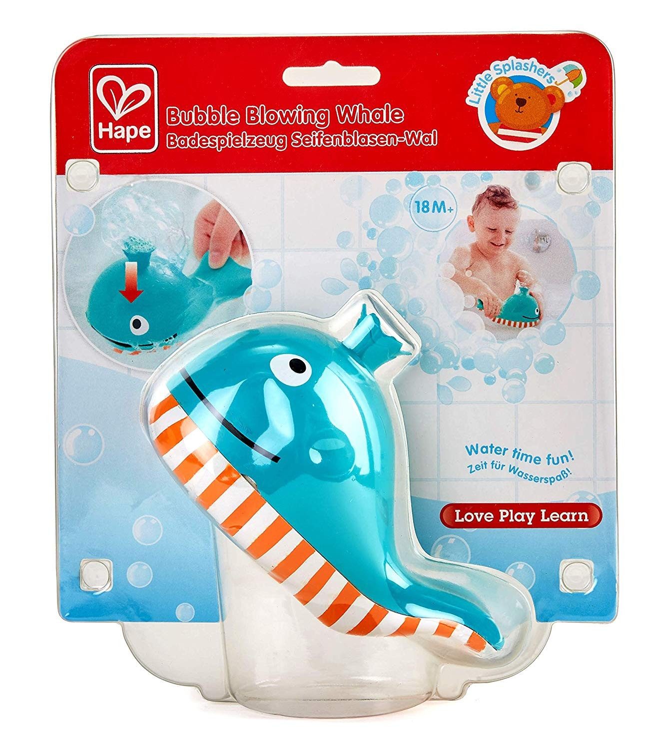 Hape Badespielzeug Hape E0216 - Seifenblasen-Wal, Fisch, Badespielzeug günstig online kaufen