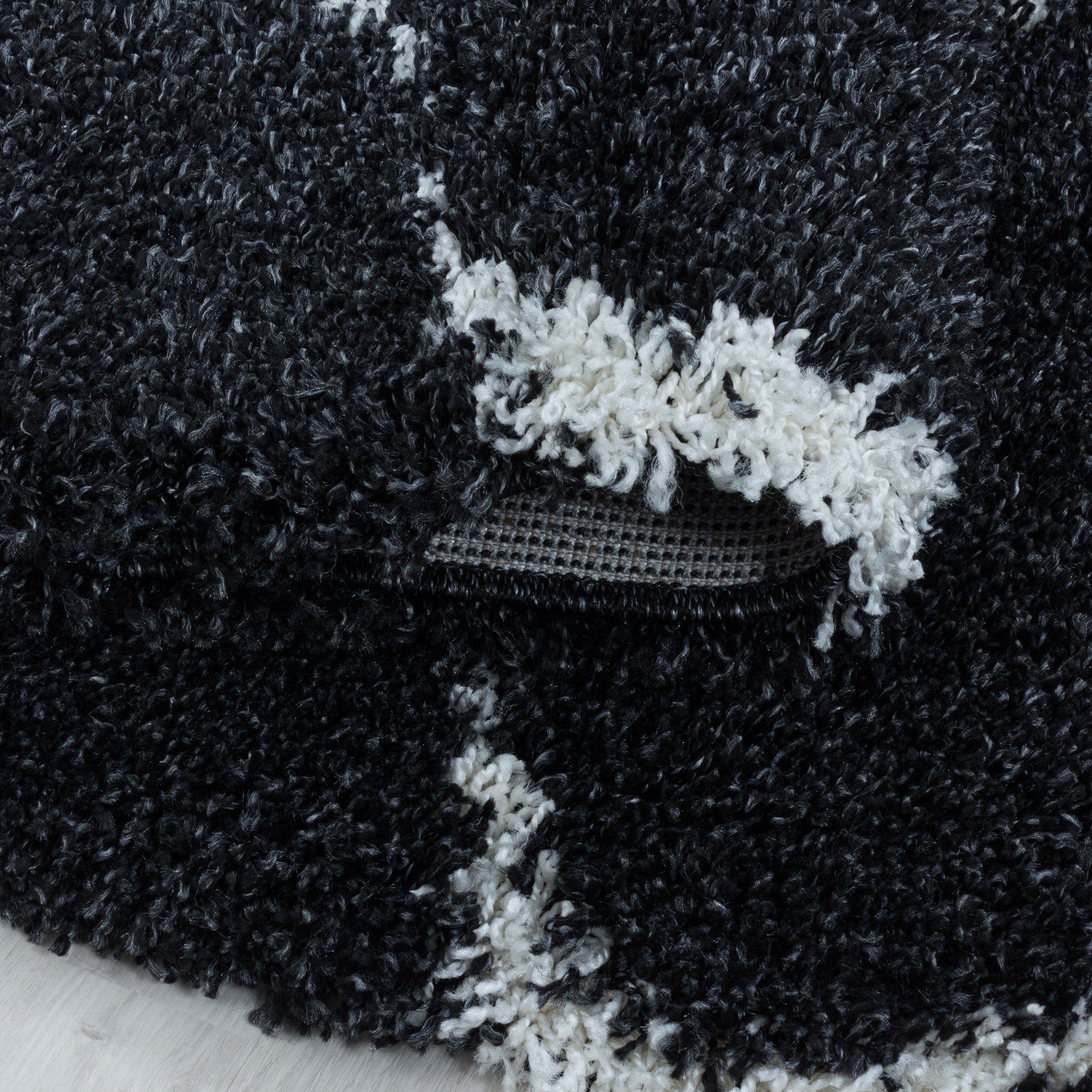 Ayyildiz Teppiche Hochflor-Teppich »SALSA 3201«, rund, 50 mm Höhe, auch rec günstig online kaufen