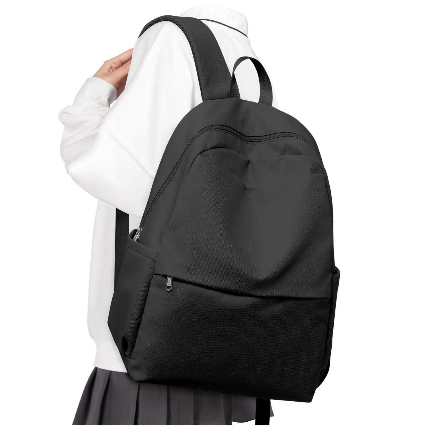 LuxusKollektion Schulrucksack Schulrucksack Aesthetic Schwarz