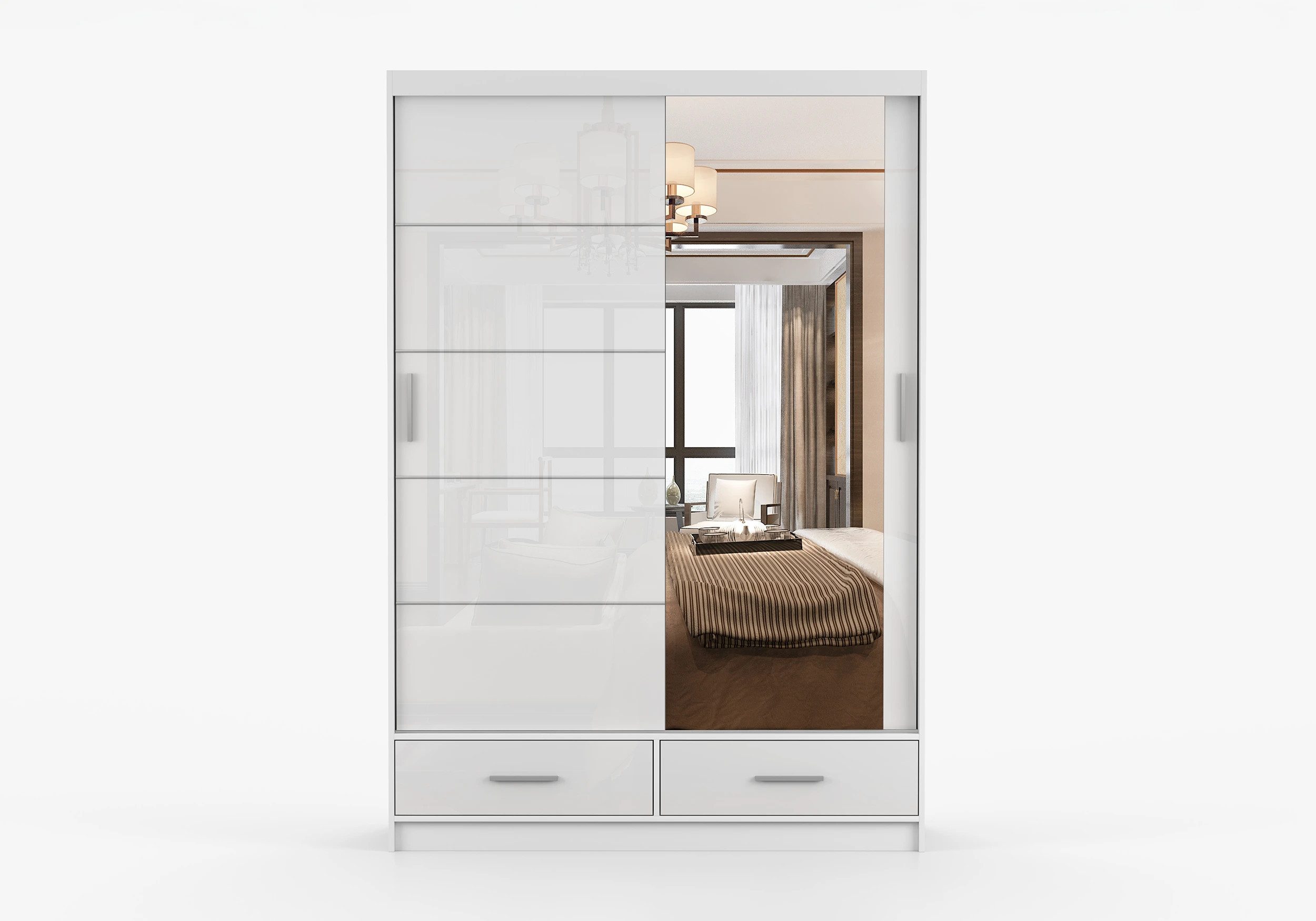 imoebel24 Schwebetürenschrank FLORENCE S 150 cm günstig online kaufen