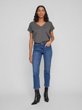 Vila Regular-fit-Jeans ALICE (1-tlg) Plain/ohne Details