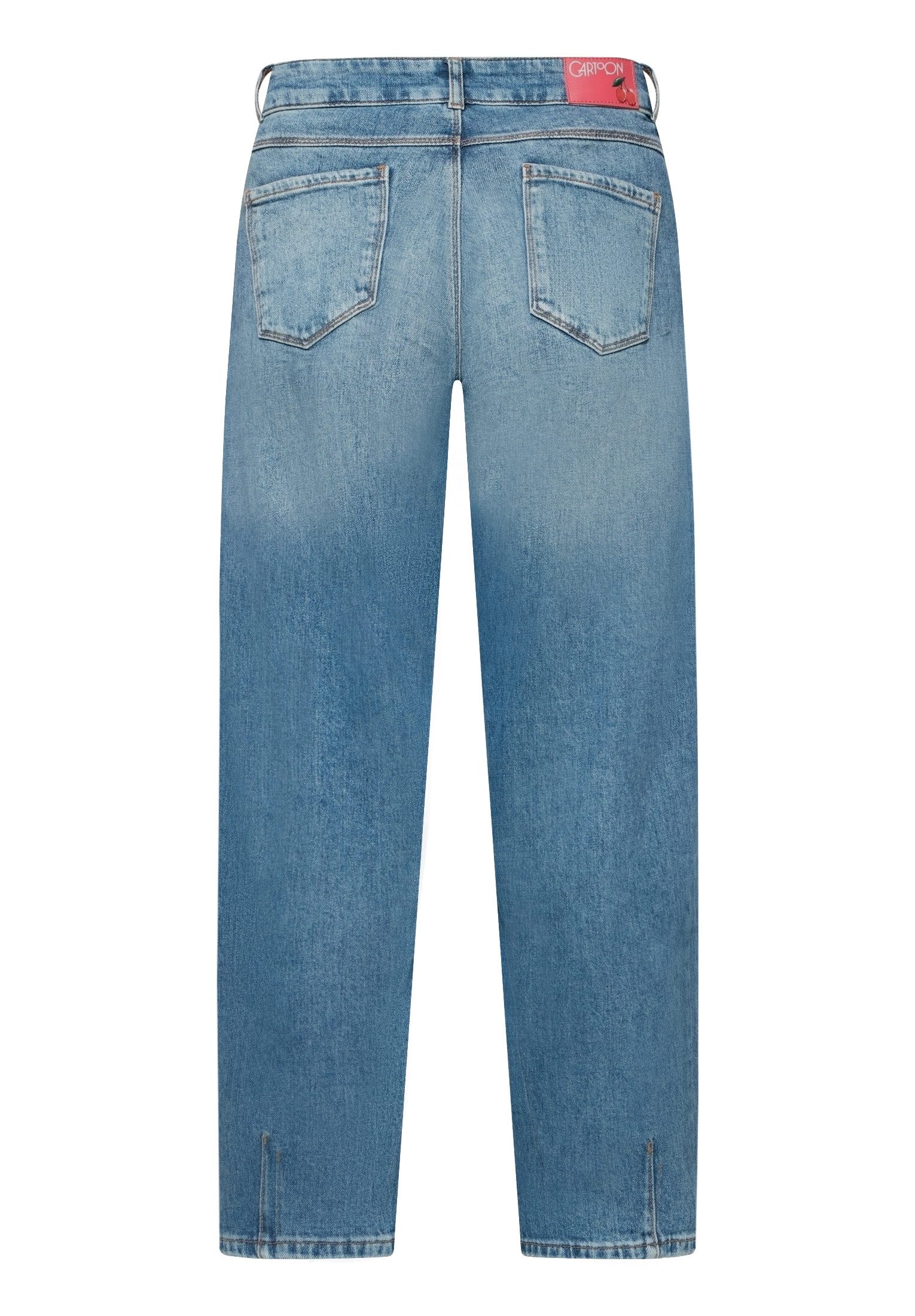 Cartoon 5-Pocket-Hose Used Look-Jeans günstig online kaufen