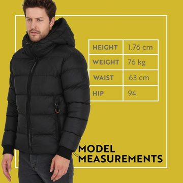 Rodi Jeans Jackett Rodi Jeans Herrenmantel mit Kapuze Nicht abnehmbar, Winterjacke Herren