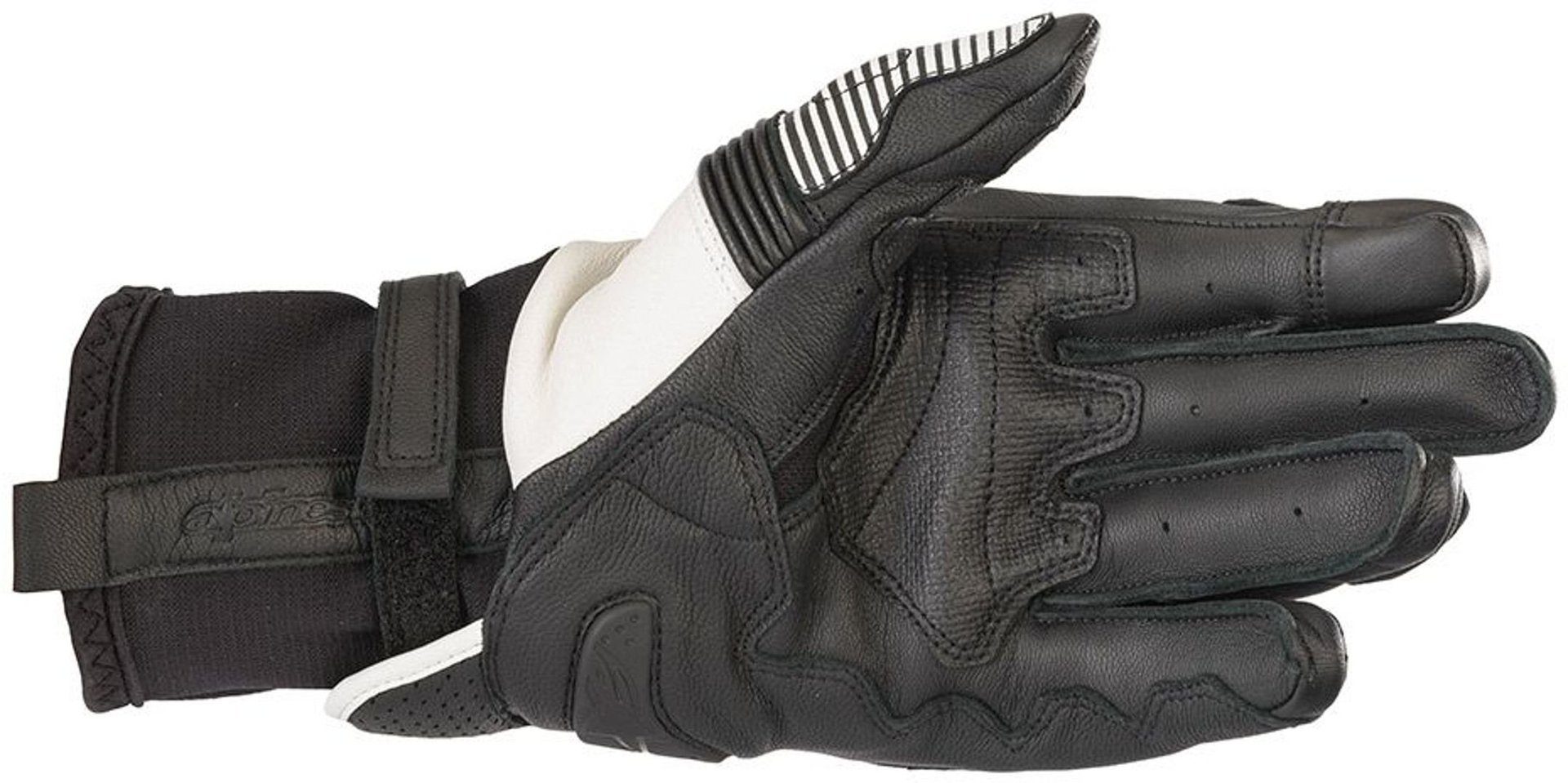 Alpinestars Motorradhandschuhe GP X Black/White Motorradhandschuhe V2