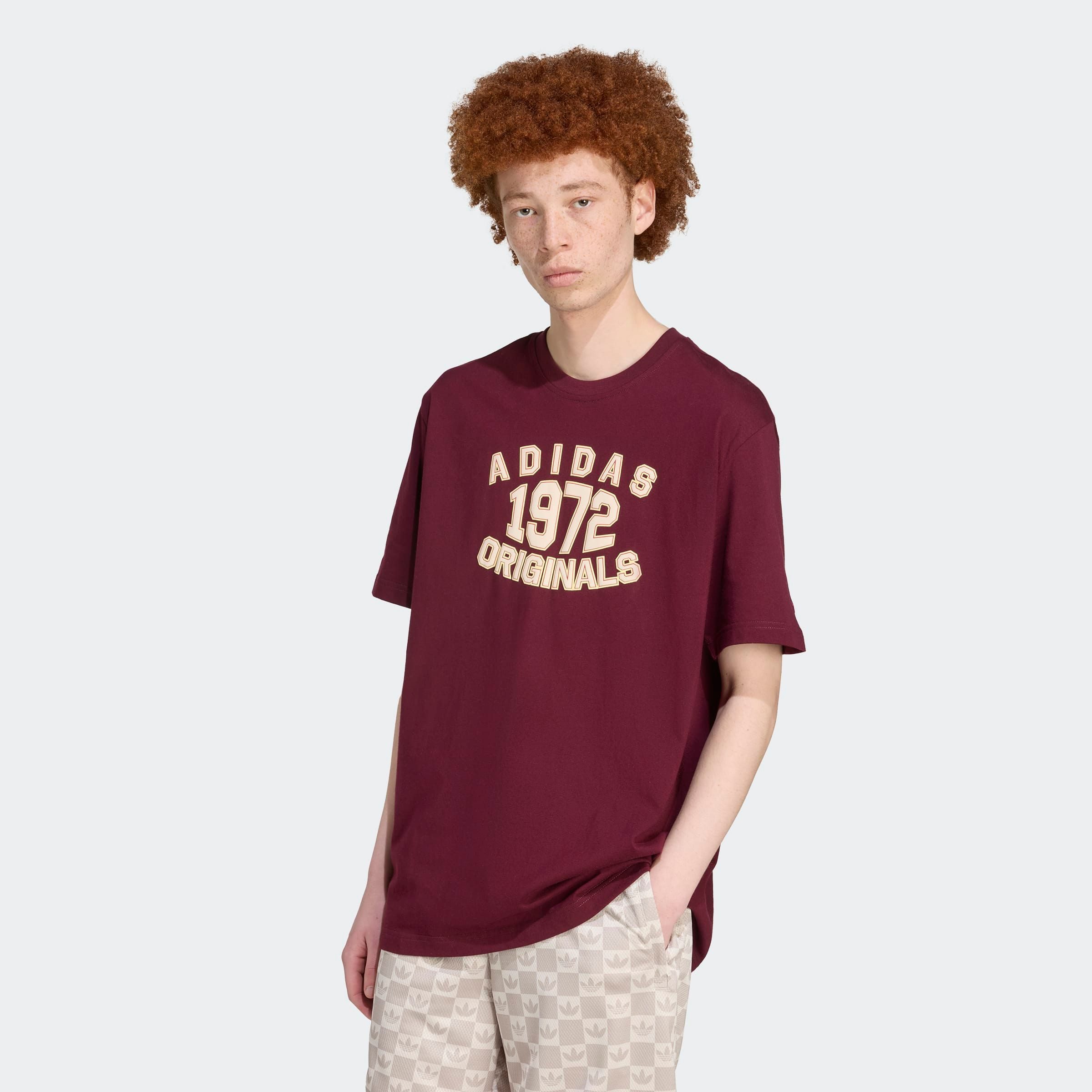 adidas Originals T-Shirt GRAPHIC LO SS T im College-Stil, sportlicher Stil, günstig online kaufen