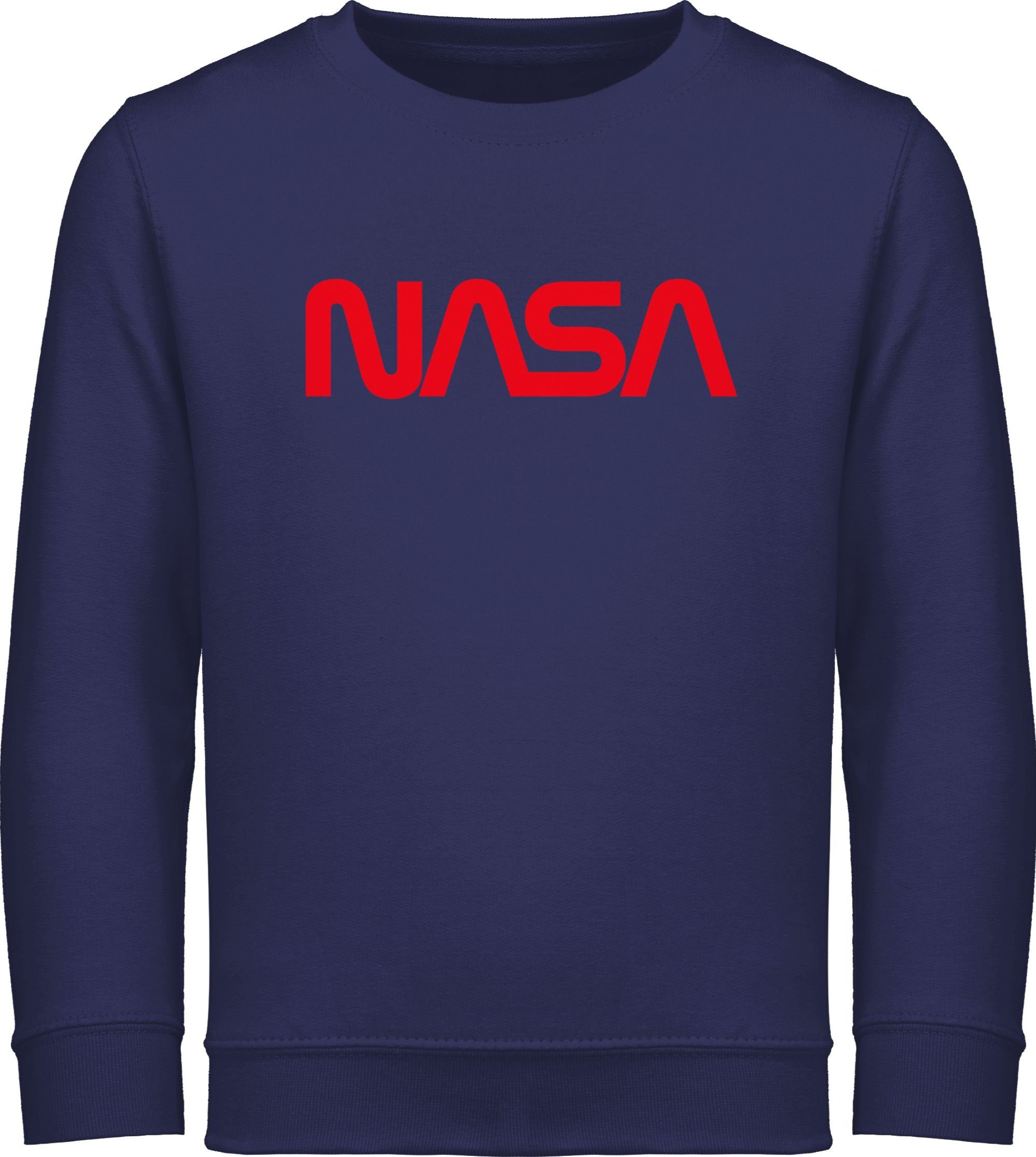 2 Sweatshirt Nasa Co Navy Astronaut Kinderkleidung Blau Weltraum Mondlandung Raumfahrt - Shirtracer und