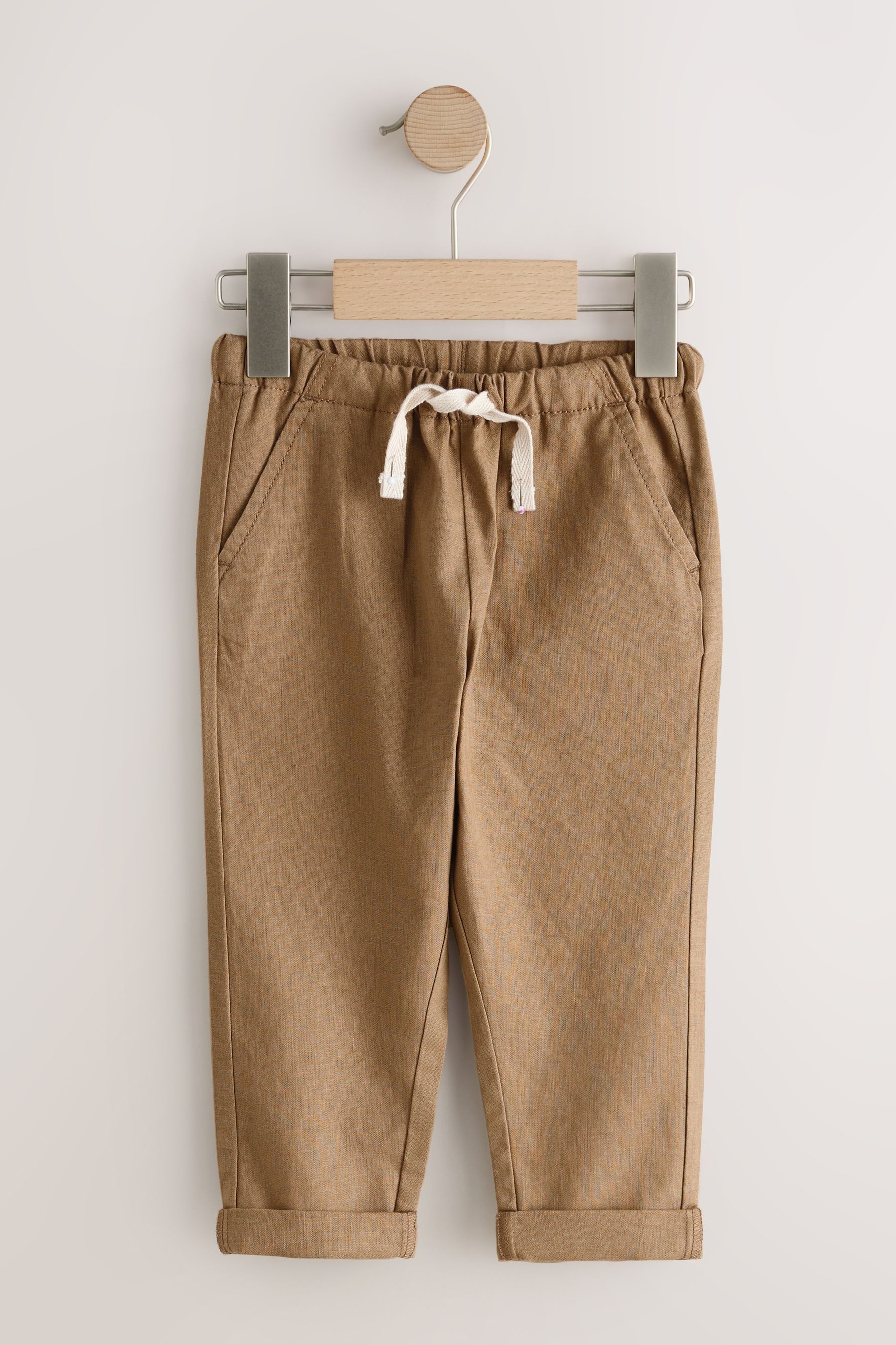 Next Schlupfhose Schlupfhosen aus Leinenmischung im 2er-Pack (2-tlg)