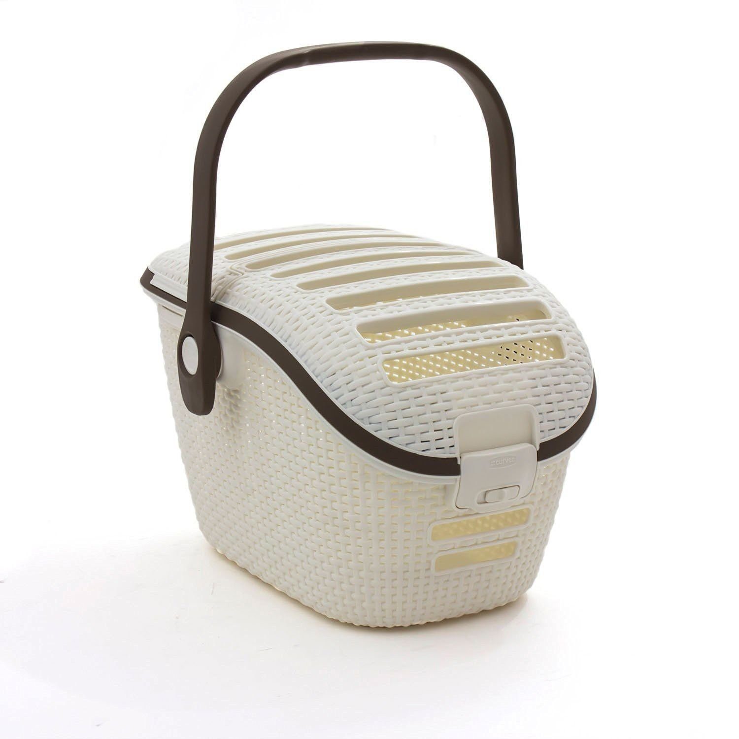 Curver Tiertransportbox, Transport- und Reisekorb Beige von Curver