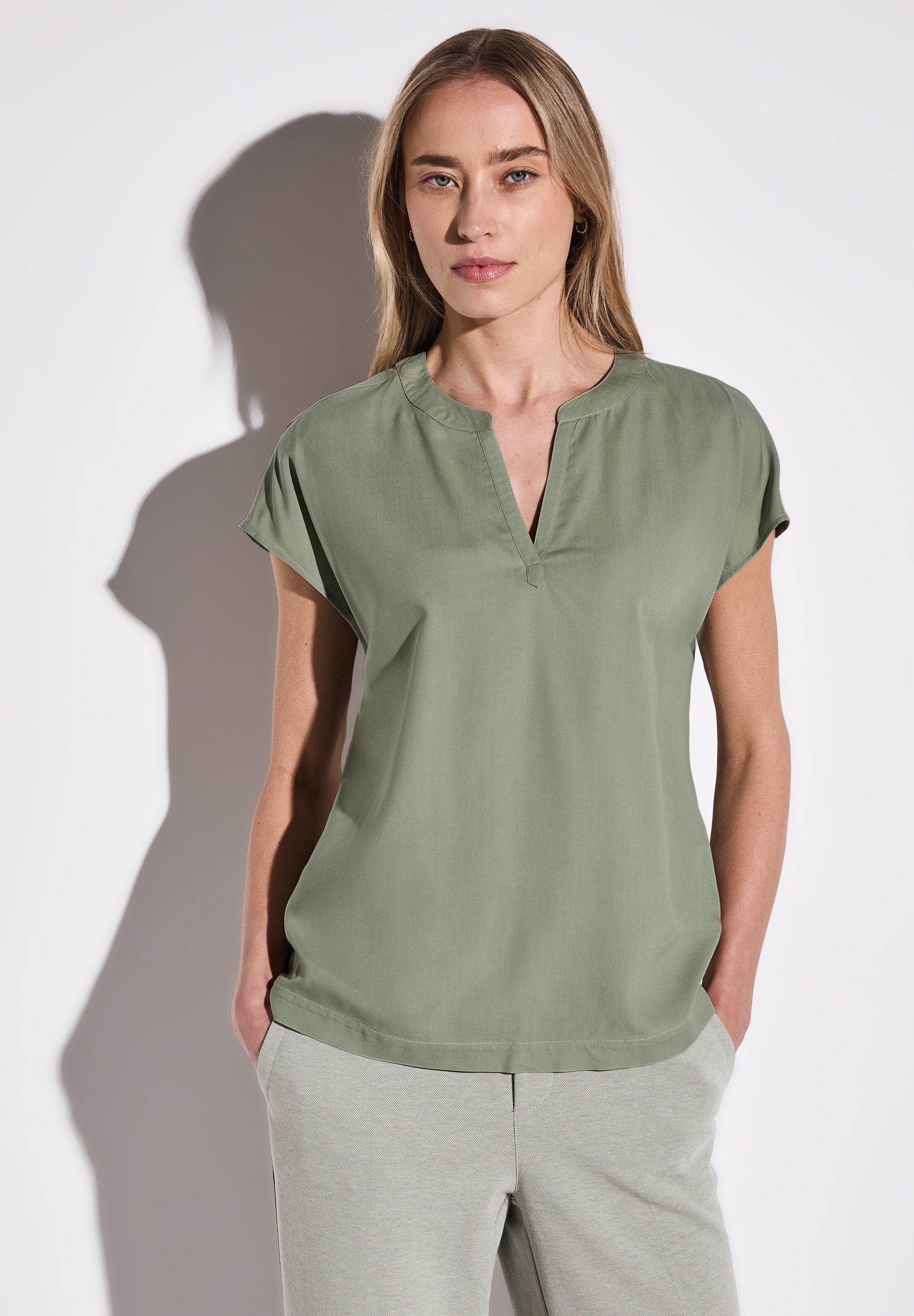 STREET ONE Hemdbluse, aus softer Viskose günstig online kaufen