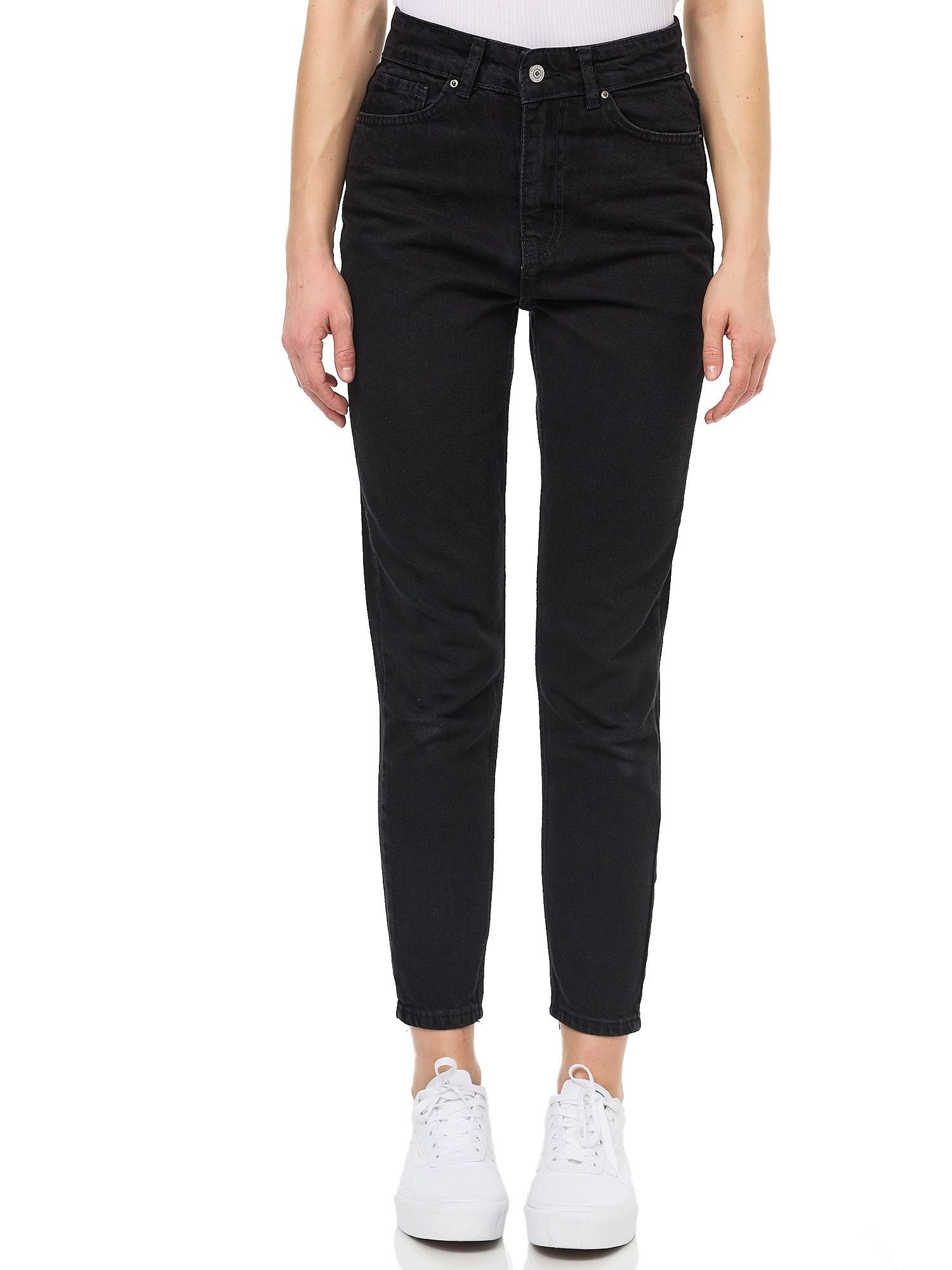 Tazzio Mom-Jeans F129 Mom Fit Schnitt, High Waist, lockere Passform, Tapered Leg