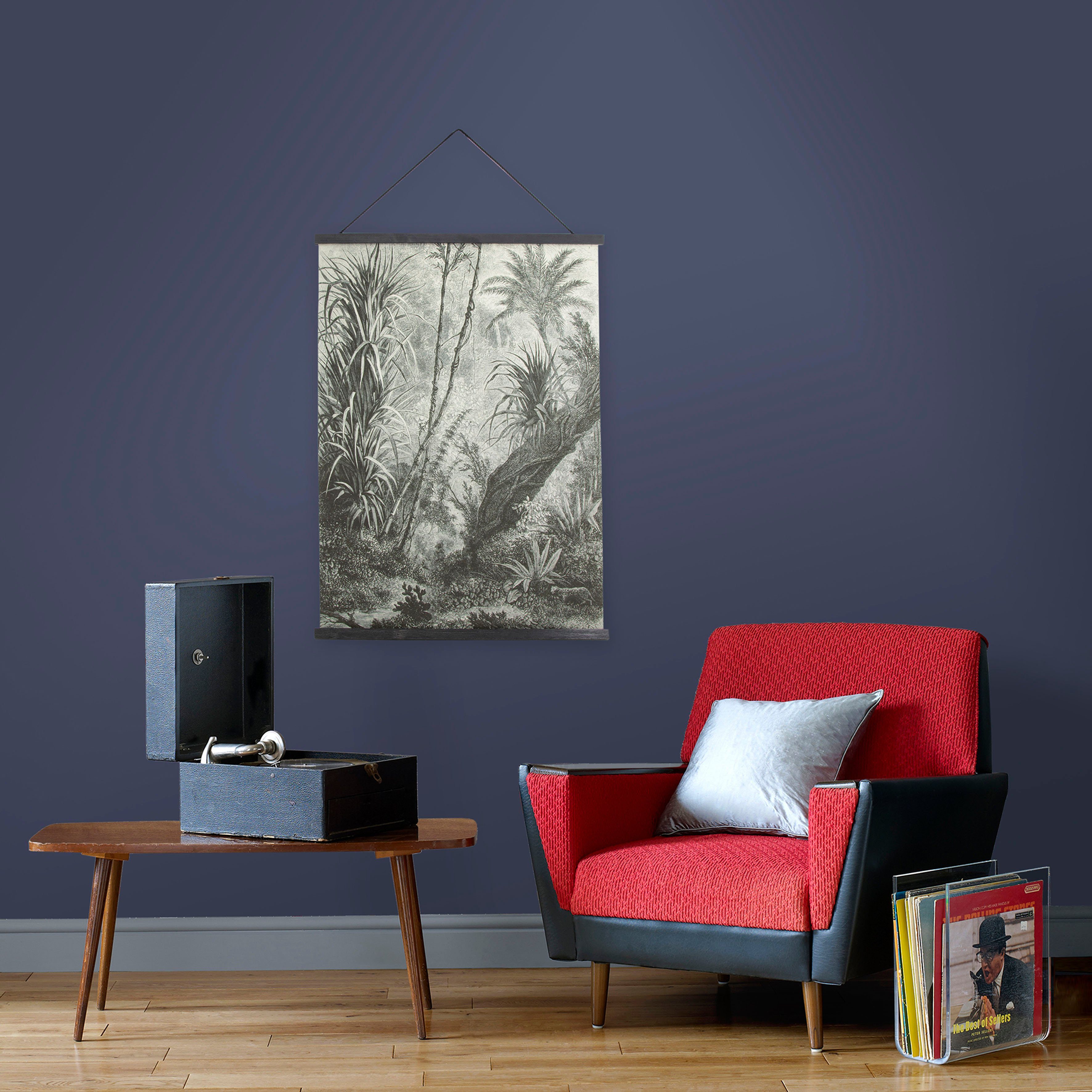 Art for the home Kunstdruck Dschungel, (1 St), Textilposter 80x60cm