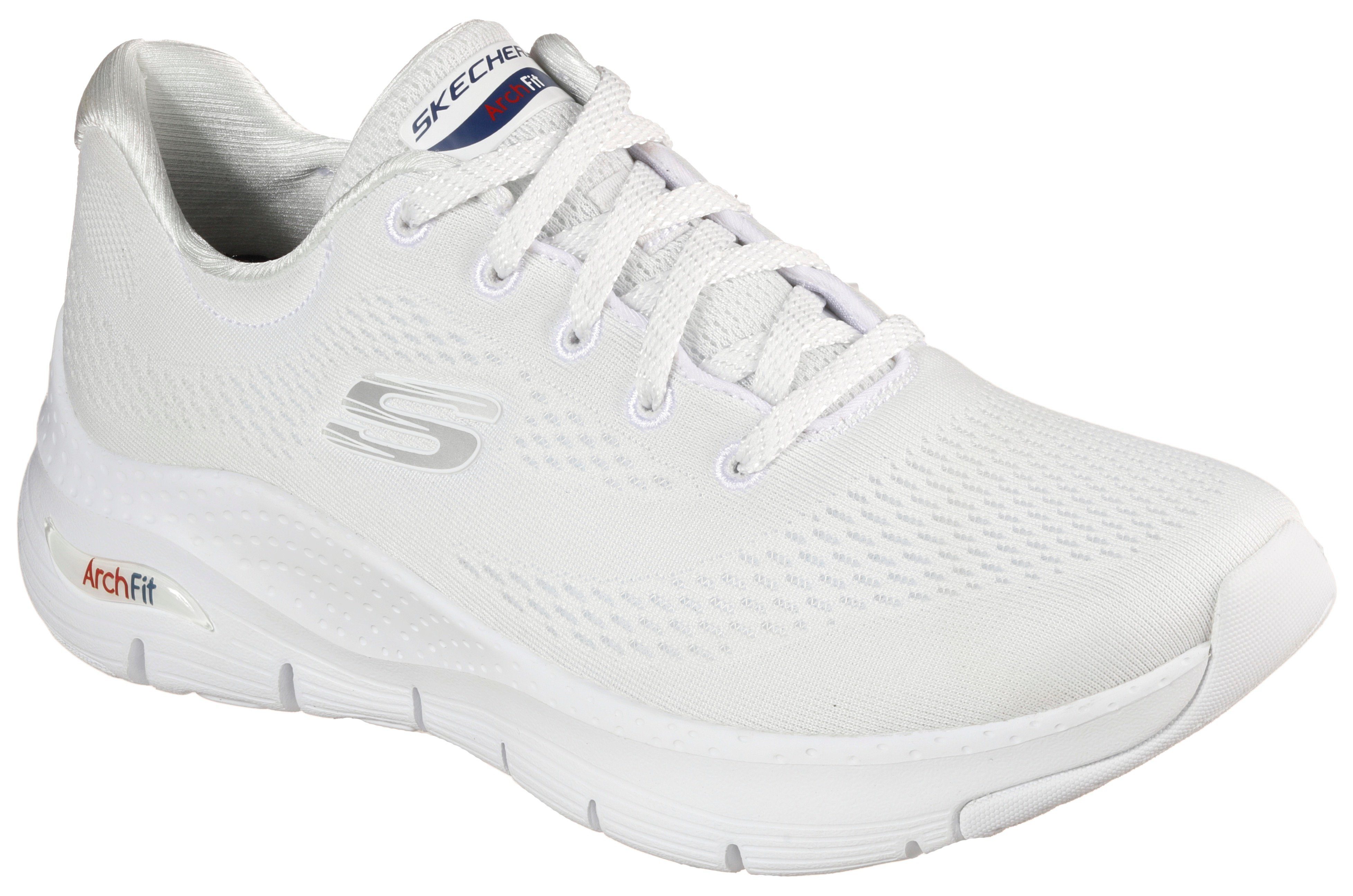 Skechers ARCH FIT Sneaker mit weiß seitlichem Logo-Emblem