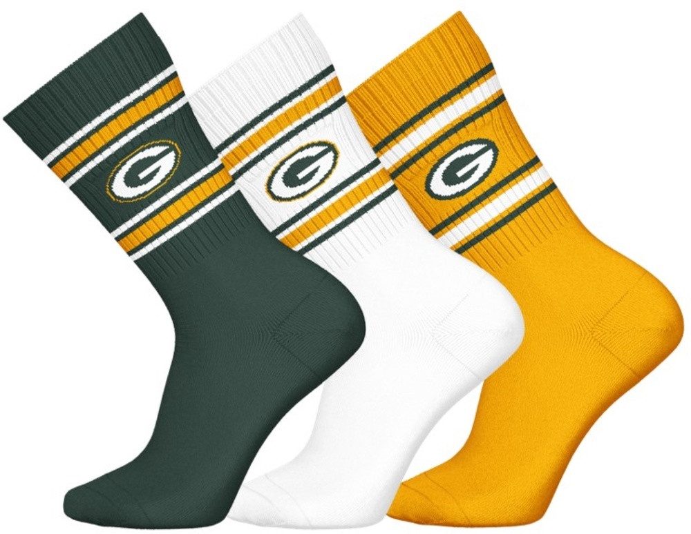 Green Bay Packers Socken 3pk Crew Socks