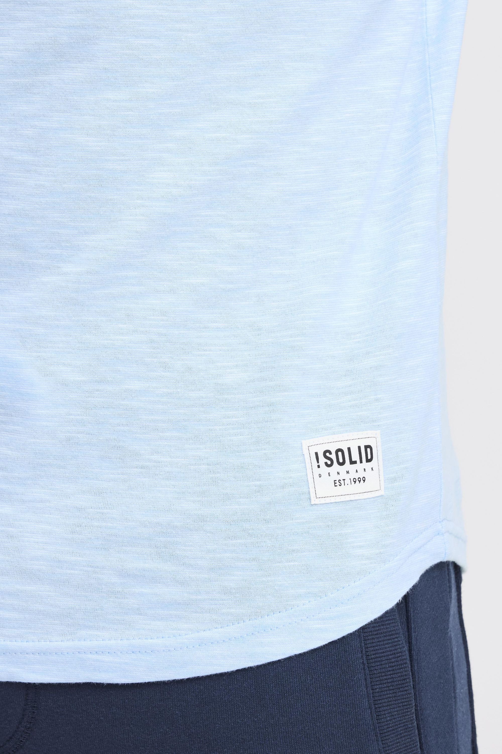 !Solid Rundhalsshirt SDFigos Kurzarmshirt mit Melierung