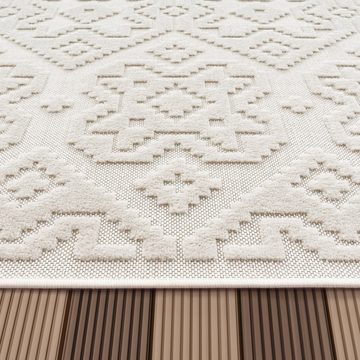Teppich Stilo 865, Paco Home, rechteckig, Höhe: 10 mm, Hoch-Tief Effekt, Ornamente, auch als Läufer, In- und Outdoor geeignet