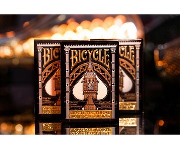 Cartamundi Spiel, Kartenspiel Bicycle Kartendeck - Architectural Wonders of the World, mit einzigartigem Air-Cushion®-Finish