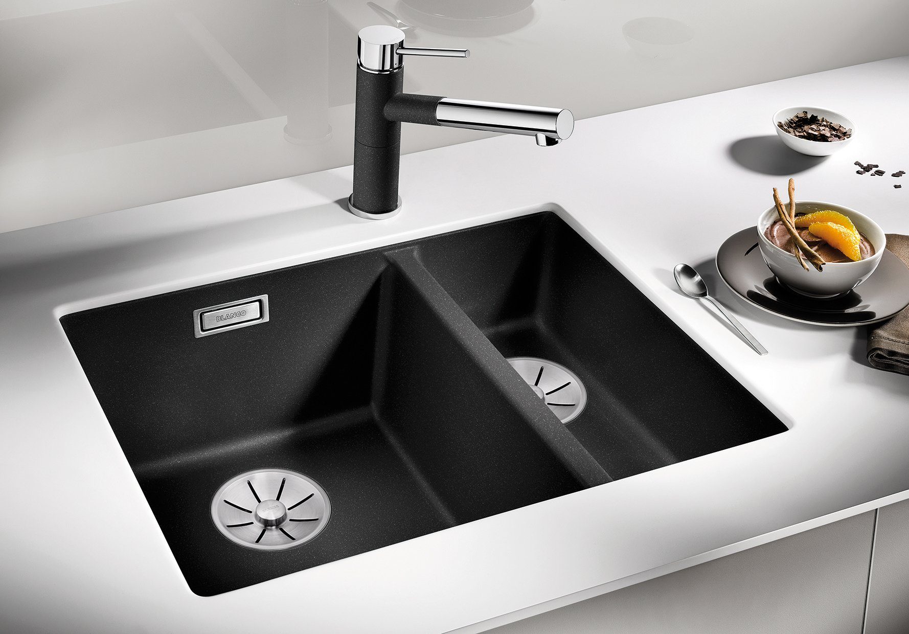 Blanco Granitspüle SUBLINE 340/160-U, rechteckig